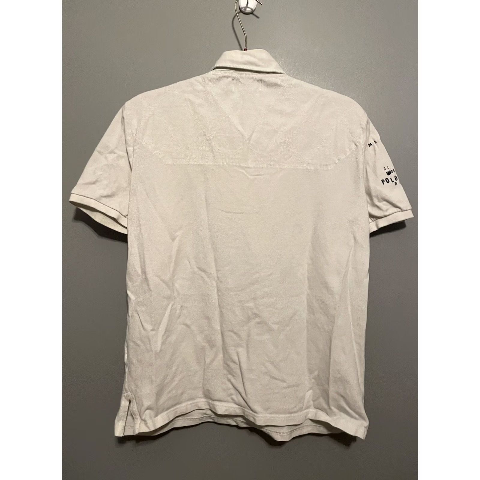Polo Ralph Lauren Vintage Polo Ralph Lauren Shirt Rugby R2 Detail White Size Large (A362) - Golf, Yachting Size US L / EU 52-54 / 3 - 7 Thumbnail
