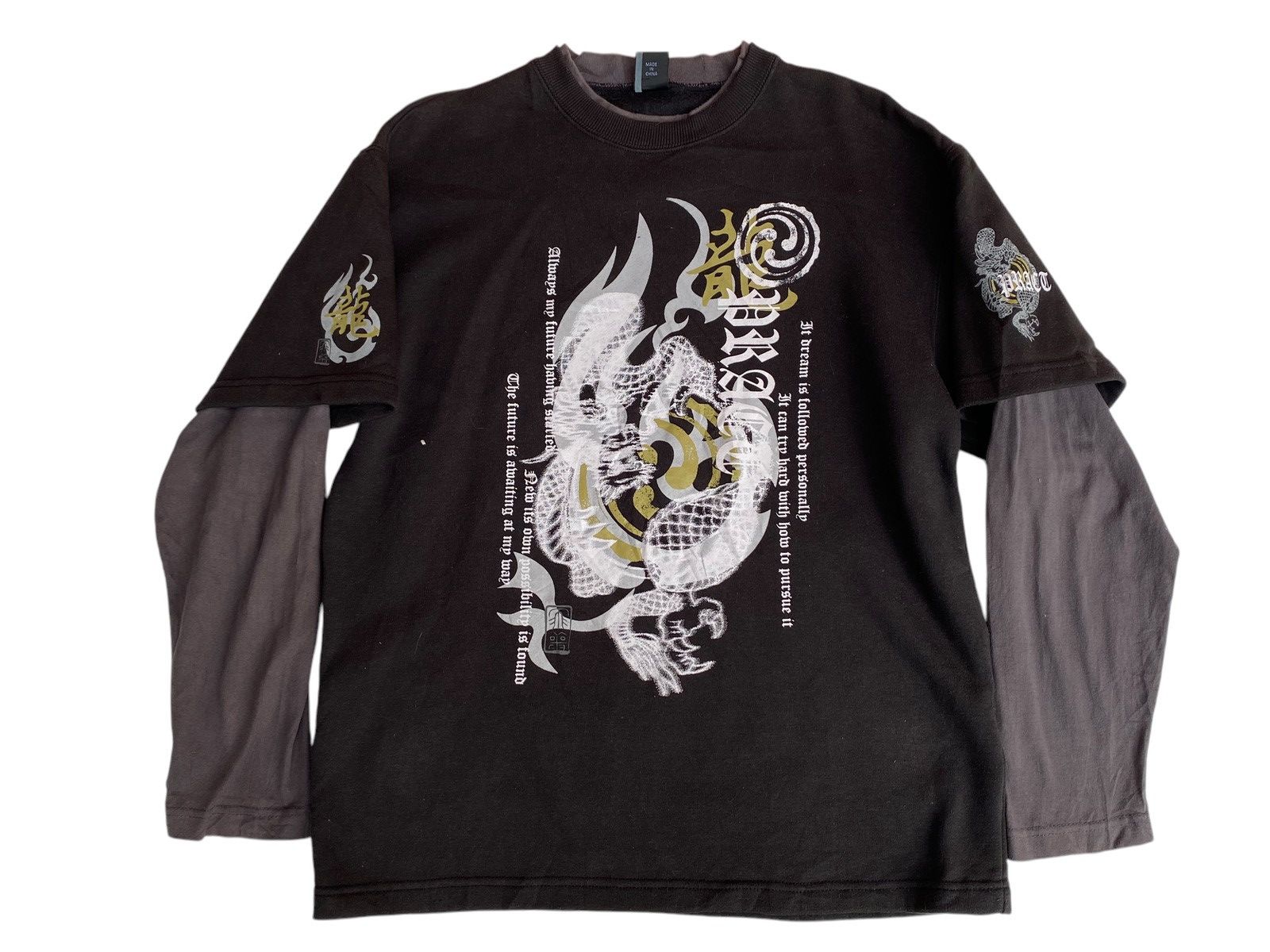 Japanese Brand × Vintage Vtg Japanese Brand Double Layer Swetshirt Size US M / EU 48-50 / 2 - 3 Thumbnail