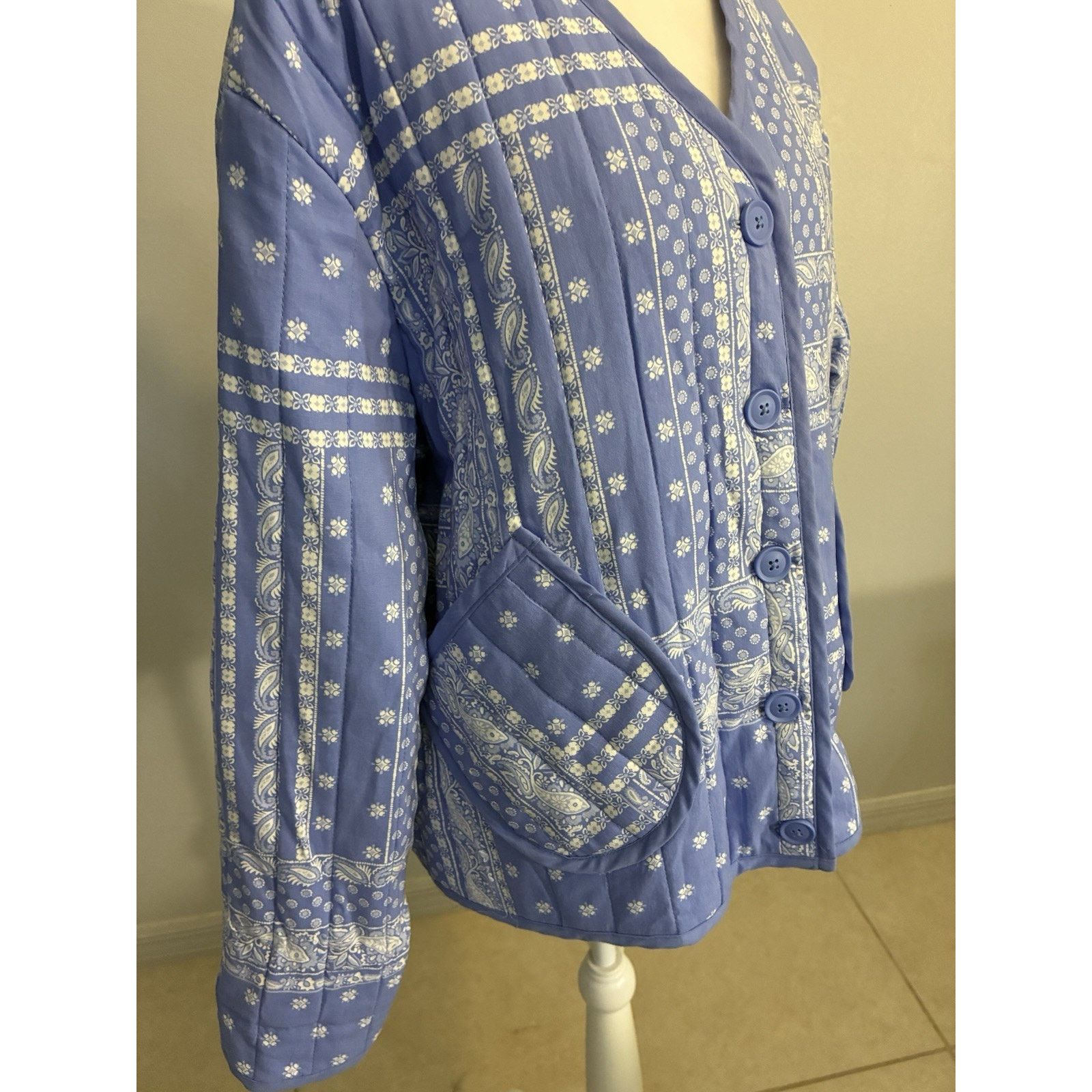 Other Boho Quilted Cardigan Coat Western Layering Patchwork XL Size XL / US 12-14 / IT 48-50 - 17 Thumbnail