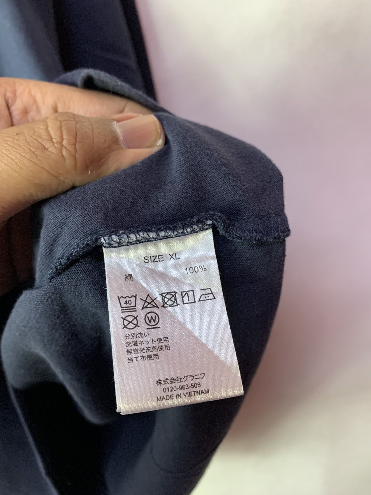 Japanese Brand 🔥 Graniph Japanese Brand Small Logo Embroided Tee Size US L / EU 52-54 / 3 - 5 Thumbnail