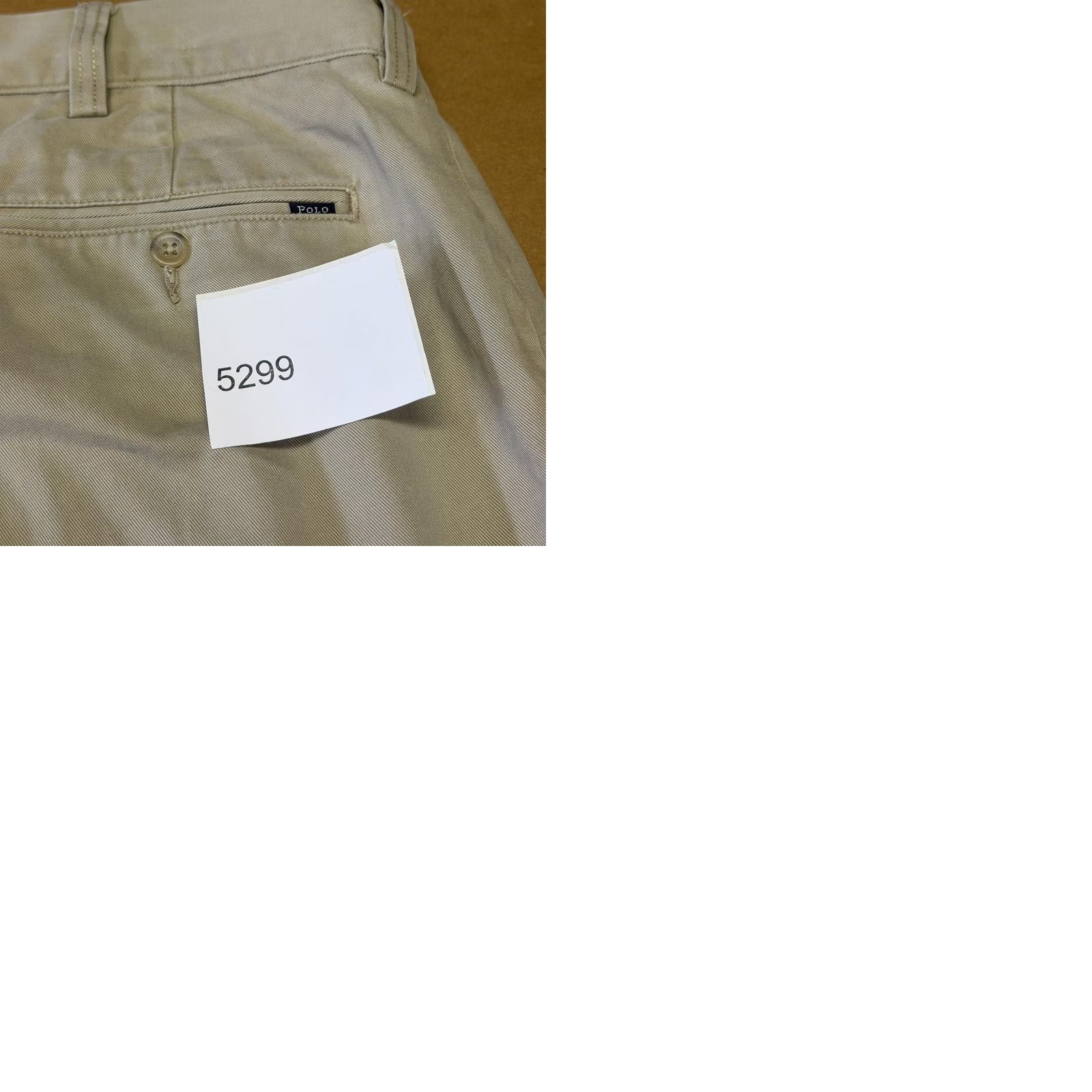Polo Ralph Lauren Polo Ralph Lauren Pants Mens 38x32 Beige Chino Flat Front Straight Leg Casual Size US M / EU 48-50 / 2 - 9 Thumbnail