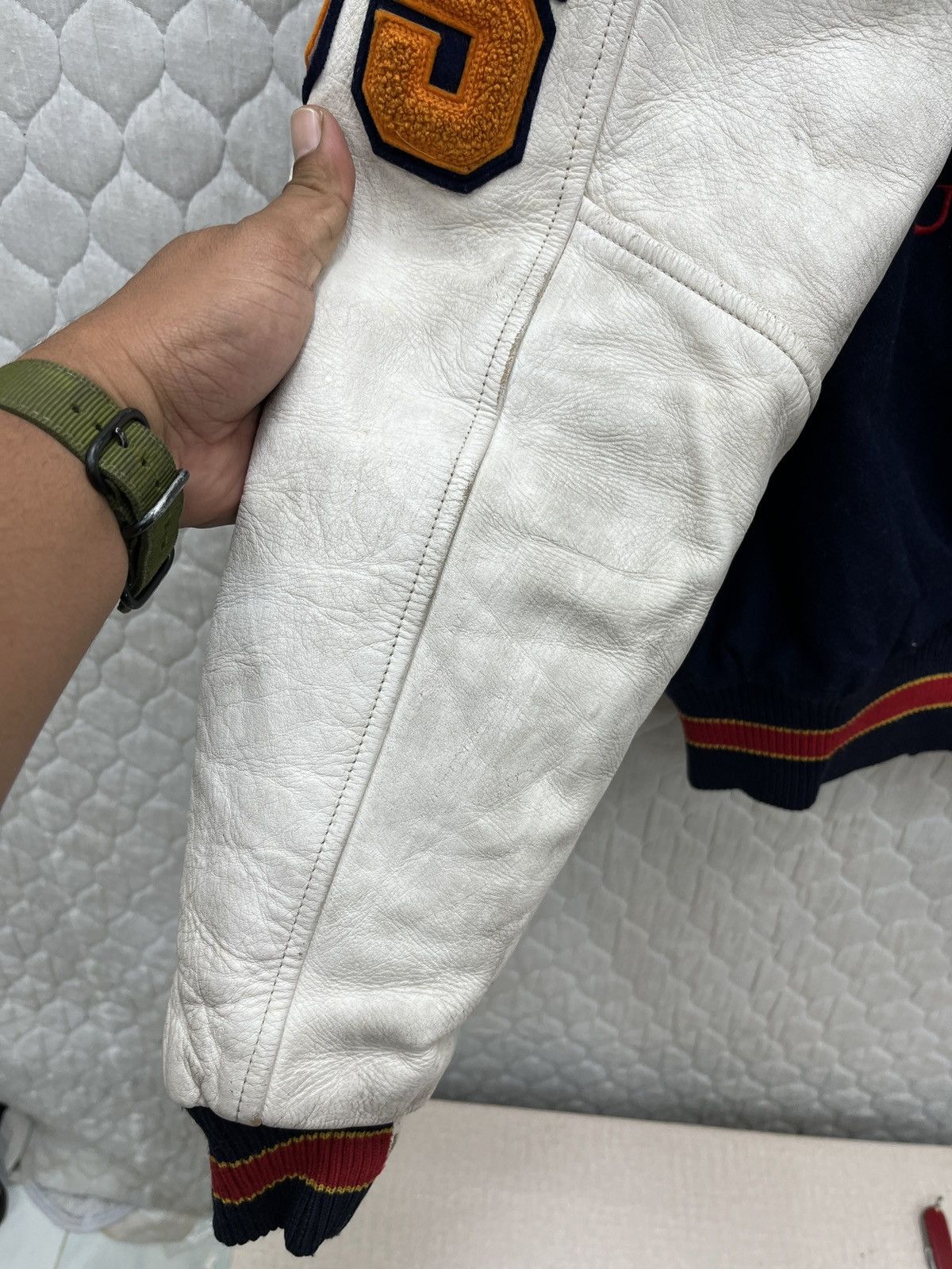 Japanese Brand 🔥🔥🔥ARCHIVE UNITED FORUS MEAN FIGHTERS VARSITY JACKET Size US M / EU 48-50 / 2 - 16 Thumbnail