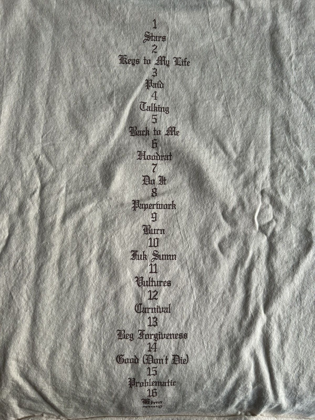 Yeezy Vultures 1 tee Size US XL / EU 56 / 4 - 2 Thumbnail