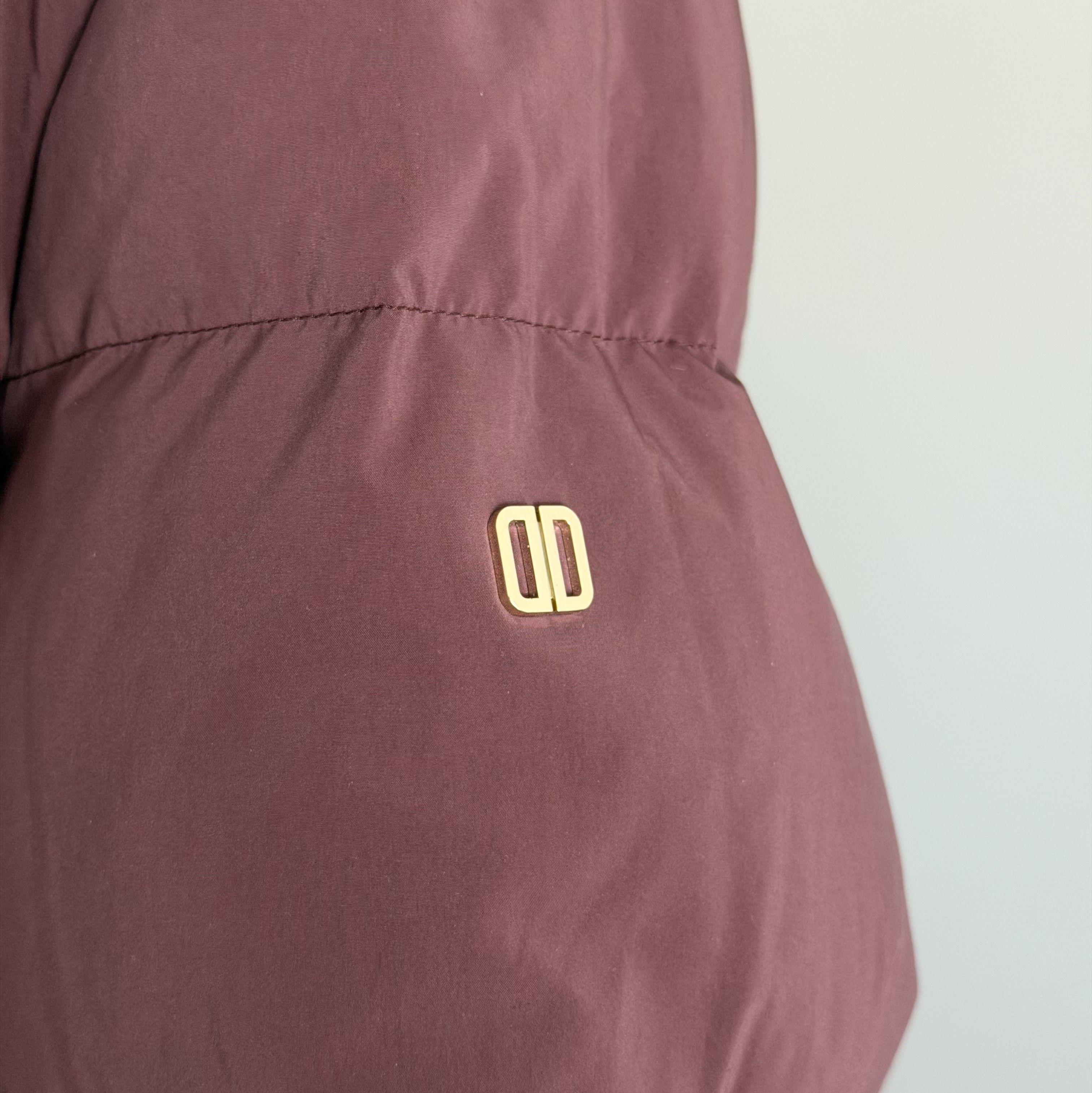 Other DUNO Long Down Coat Puffer Jacket Size 44 M Burgundy Luxury Size M / US 6-8 / IT 42-44 - 2 Thumbnail