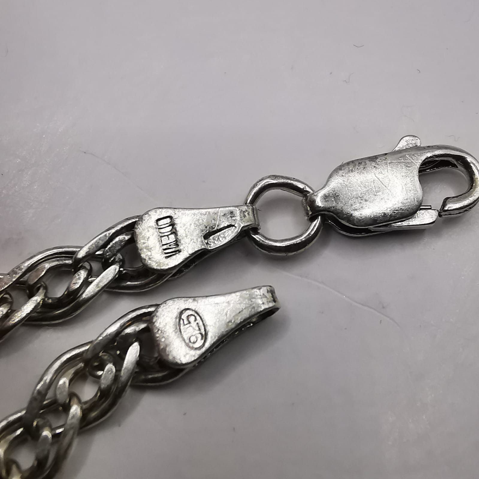 Sterling Silver Vintage Bracelet Jewelry,925 Sterling Silver seal, 5,67g Size ONE SIZE - 7 Thumbnail