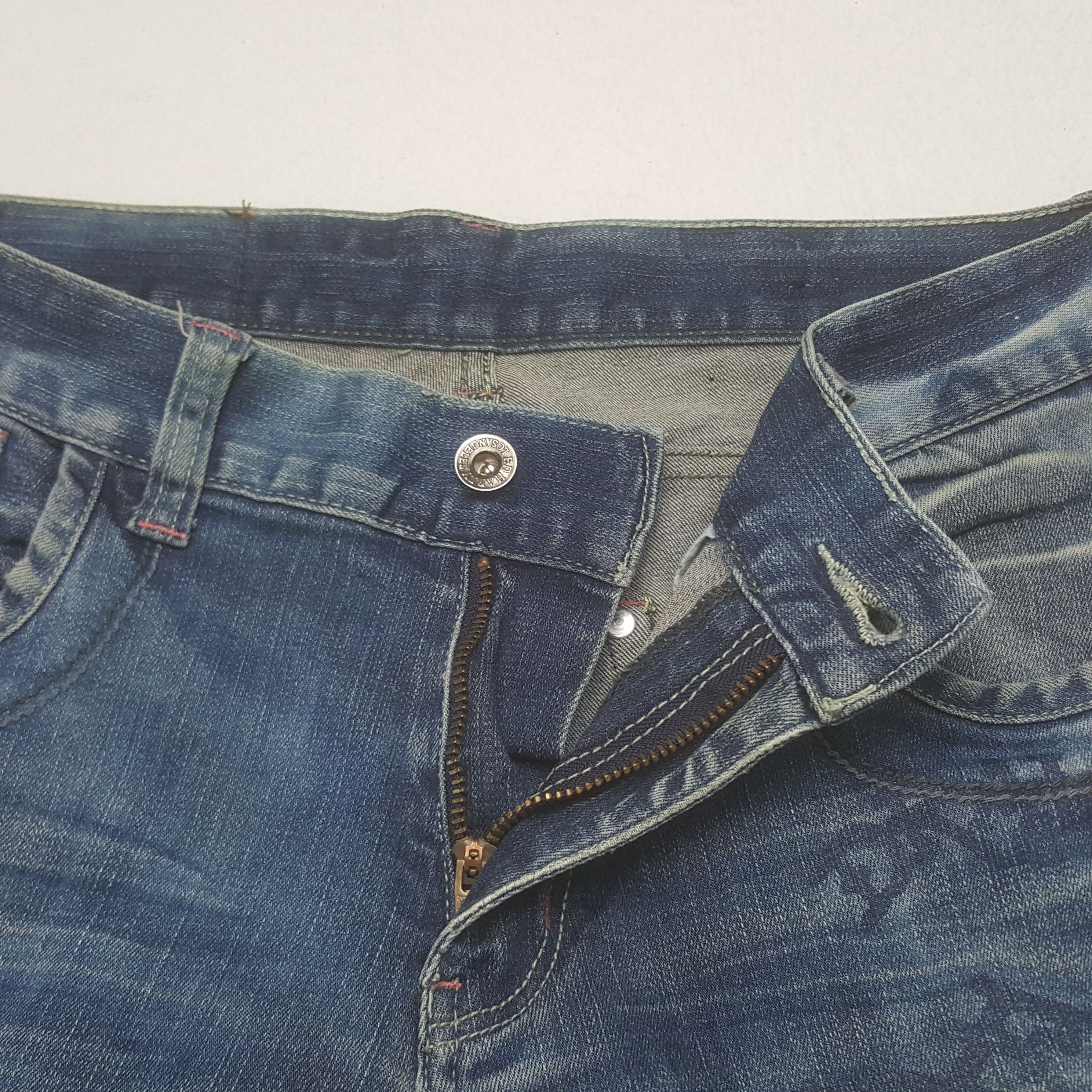 Christian Audigier Vintage Ed Hardy by Christian Audiger Embroidery Denim Jeans Size 32" / US 10 / IT 46 - 7 Thumbnail
