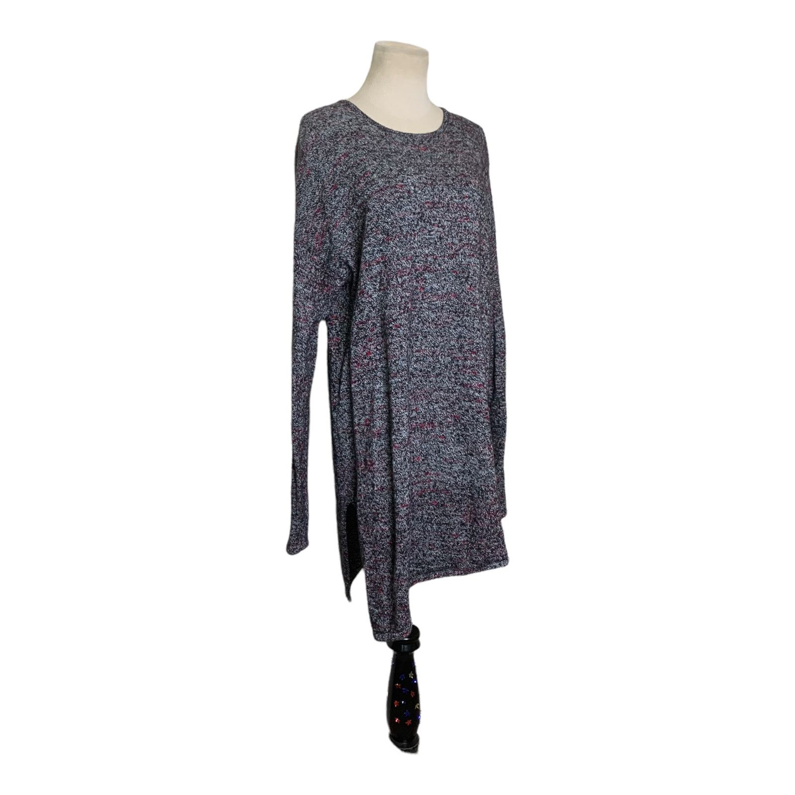 J. Jill J. Jill black asymmetrical tunic sweater size Tall Large Size L / US 10 / IT 46 - 6 Thumbnail