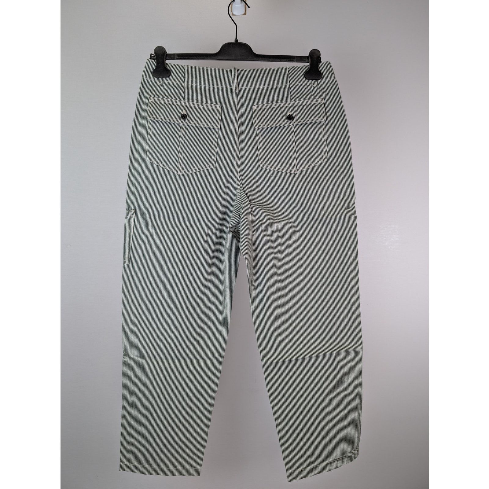 Aime Leon Dore o1rshd1 Hickory Stripe Workwear Pant jean in Green Hickory Size US 34 / EU 50 - 17 Thumbnail