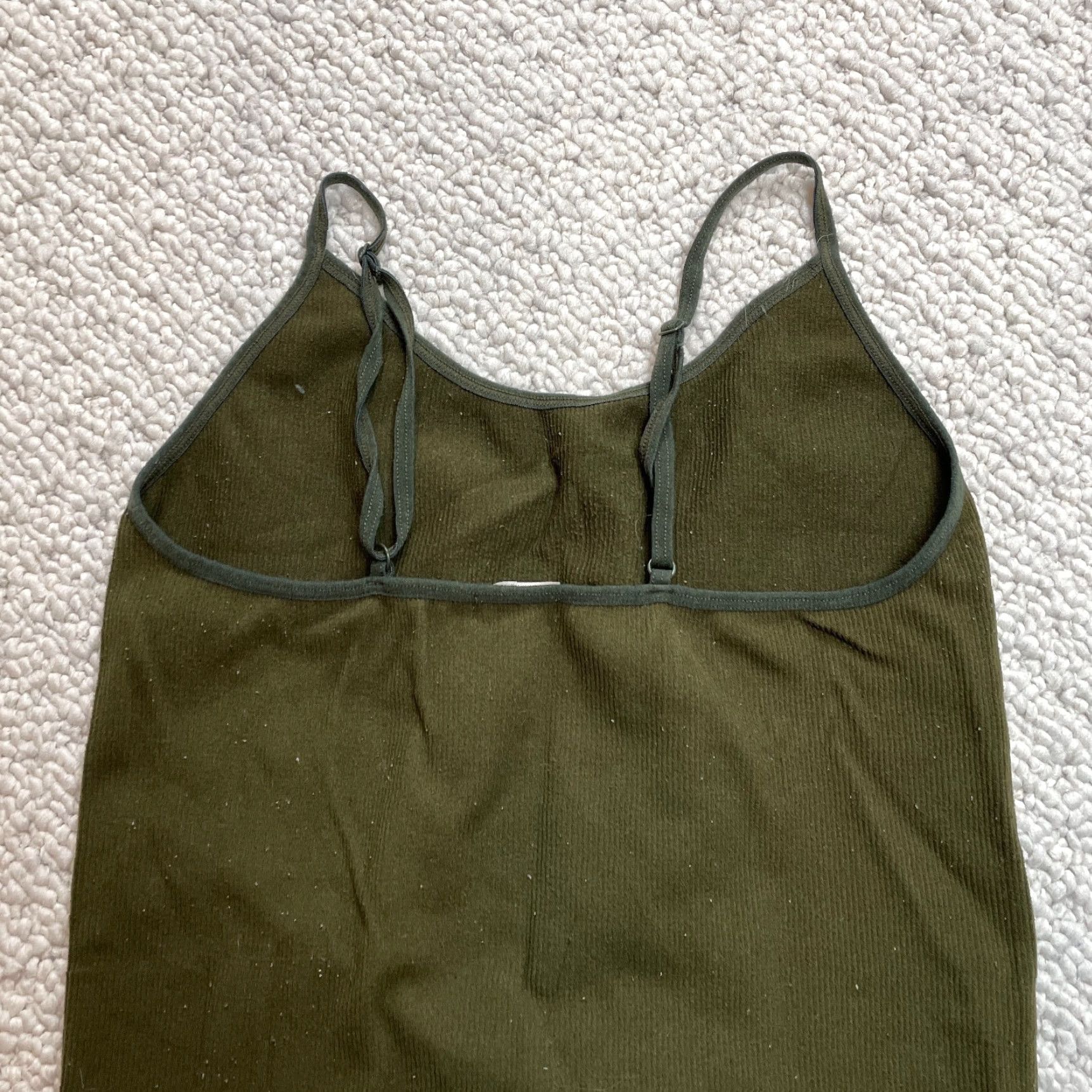 Vintage Bozzolo Tank Top Juniors M Green Sleeveless Nylon Spandex Jersey Knit Shirt Basic Stretch Casual Girls Senior Teens Shirt Size M / US 6-8 / IT 42-44 - 8 Thumbnail