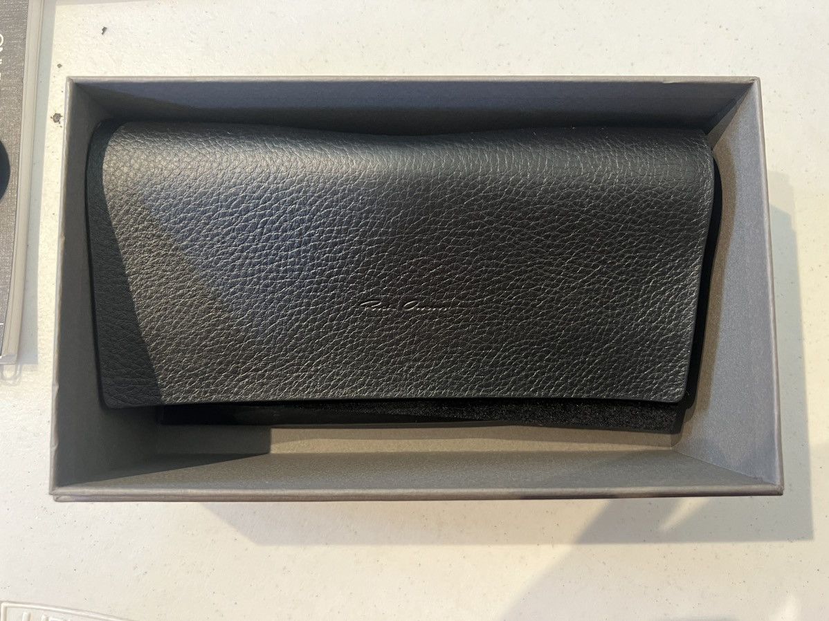 Rick Owens Rick Owen’s shield sunglasses black Size ONE SIZE - 2 Thumbnail