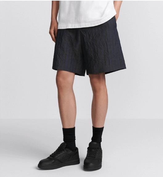 Dior o1w1db11225 493C15 Bermuda Short in Blue Size US 32 / EU 48 - 4 Thumbnail