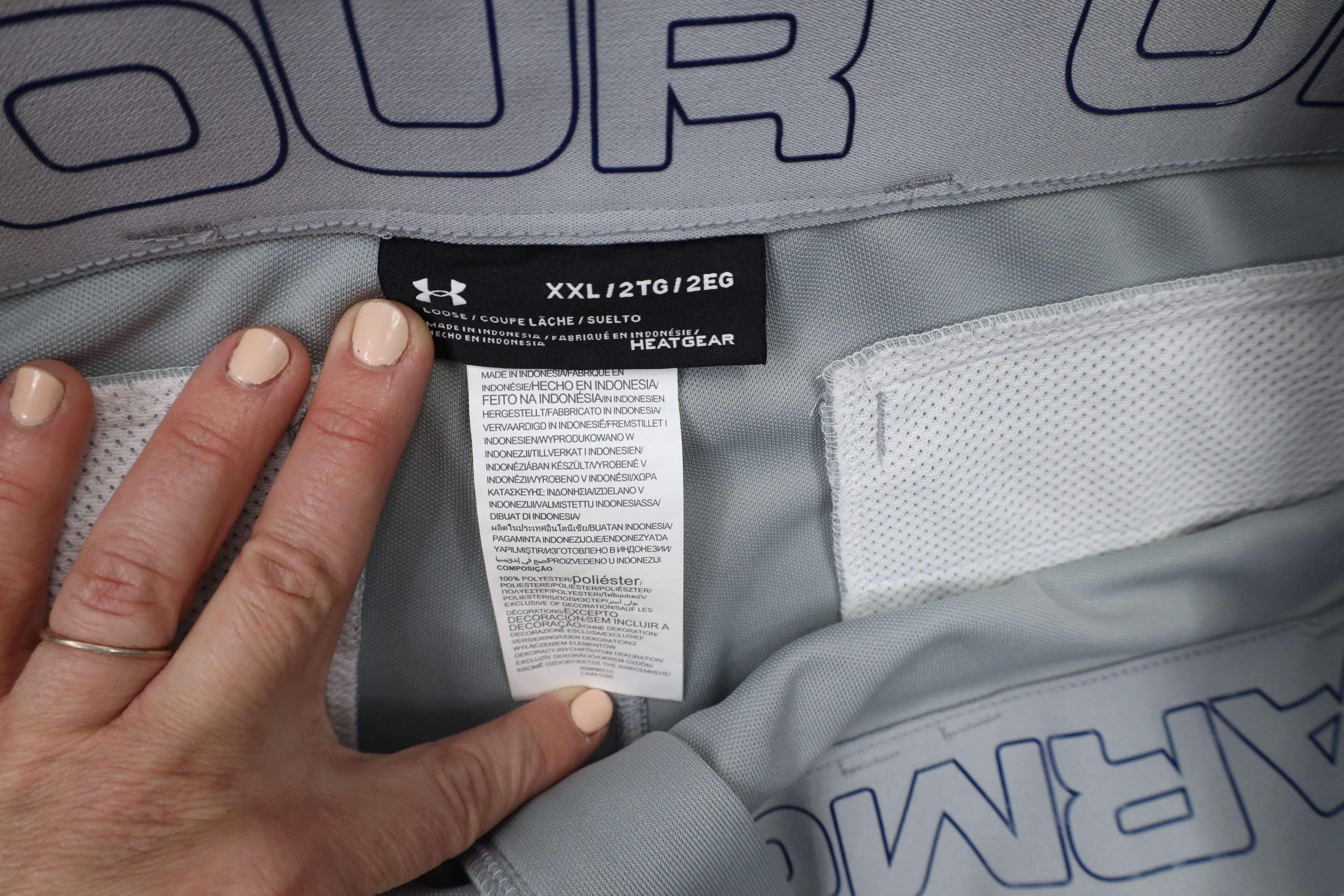Under Armour × Vintage New Under Armour Baseball Loose Uniform Pants Gray Navy Size US 40 / EU 56 - 10 Thumbnail