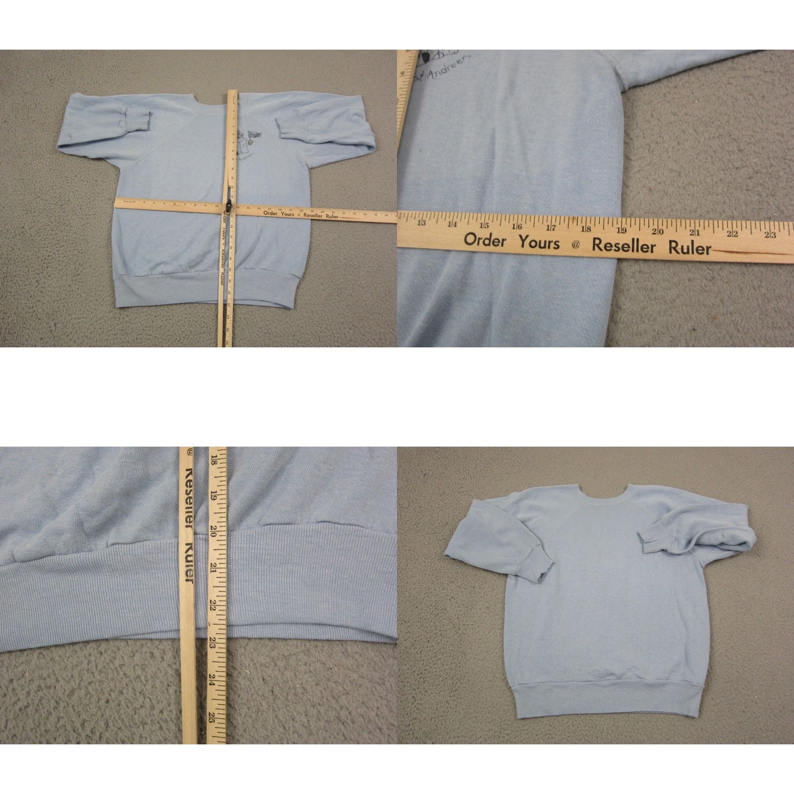 Vintage VINTAGE Garfield Sweatshirt Womens M Blue 90s 80s Pullover Crew Neck Activewear Mens Womens Boys Girls Size M / US 6-8 / IT 42-44 - 8 Thumbnail
