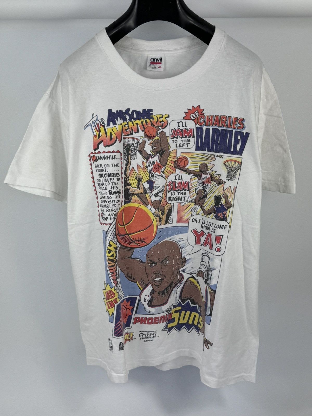 Vintage CHARLES BARKLEY VINTAGE T-SHIRT Size US XL / EU 56 / 4 - 1 Thumbnail