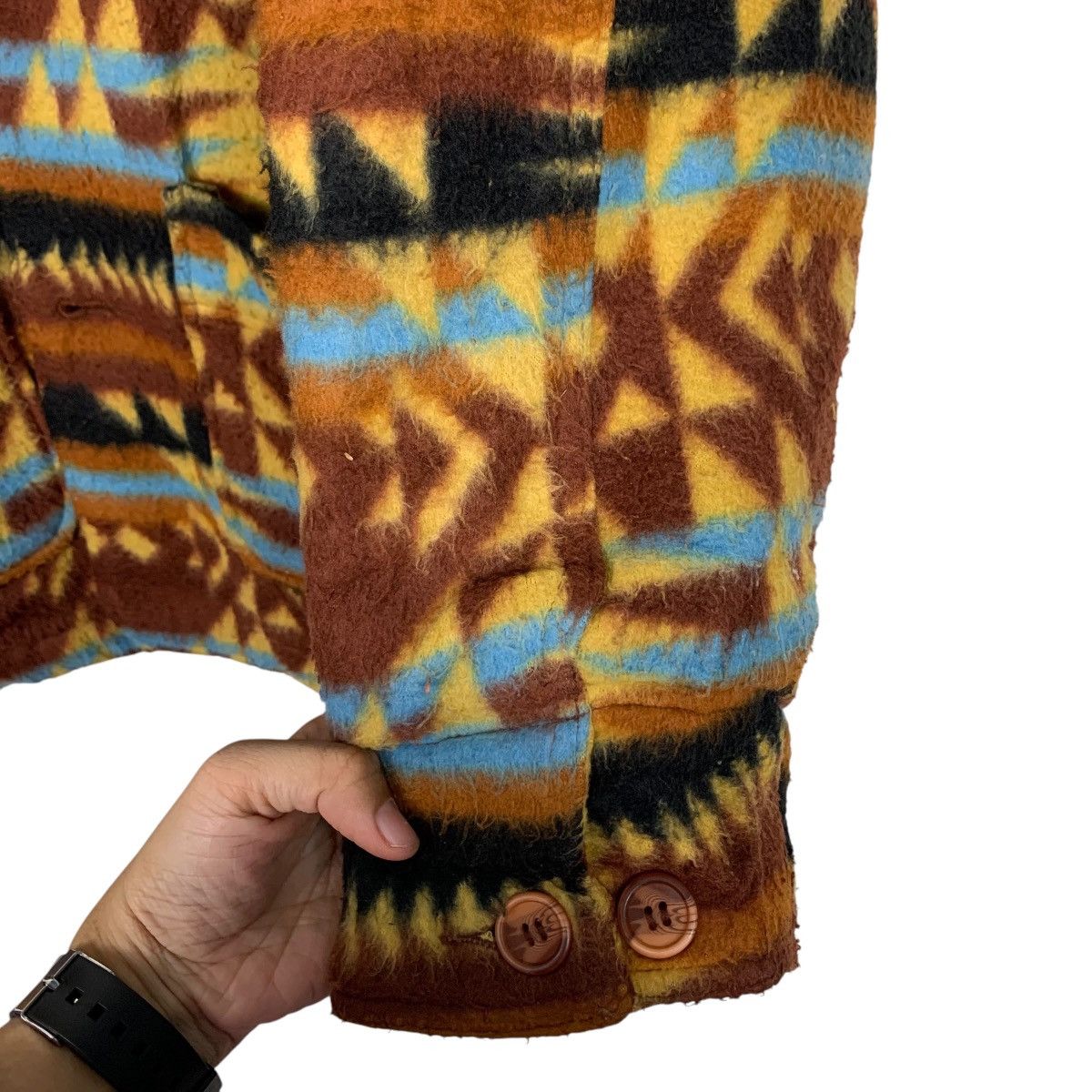 Freeman Vintage FREEMAN CO. Native Design Buttoned Jacket #2738-C123 Size US L / EU 52-54 / 3 - 8 Thumbnail