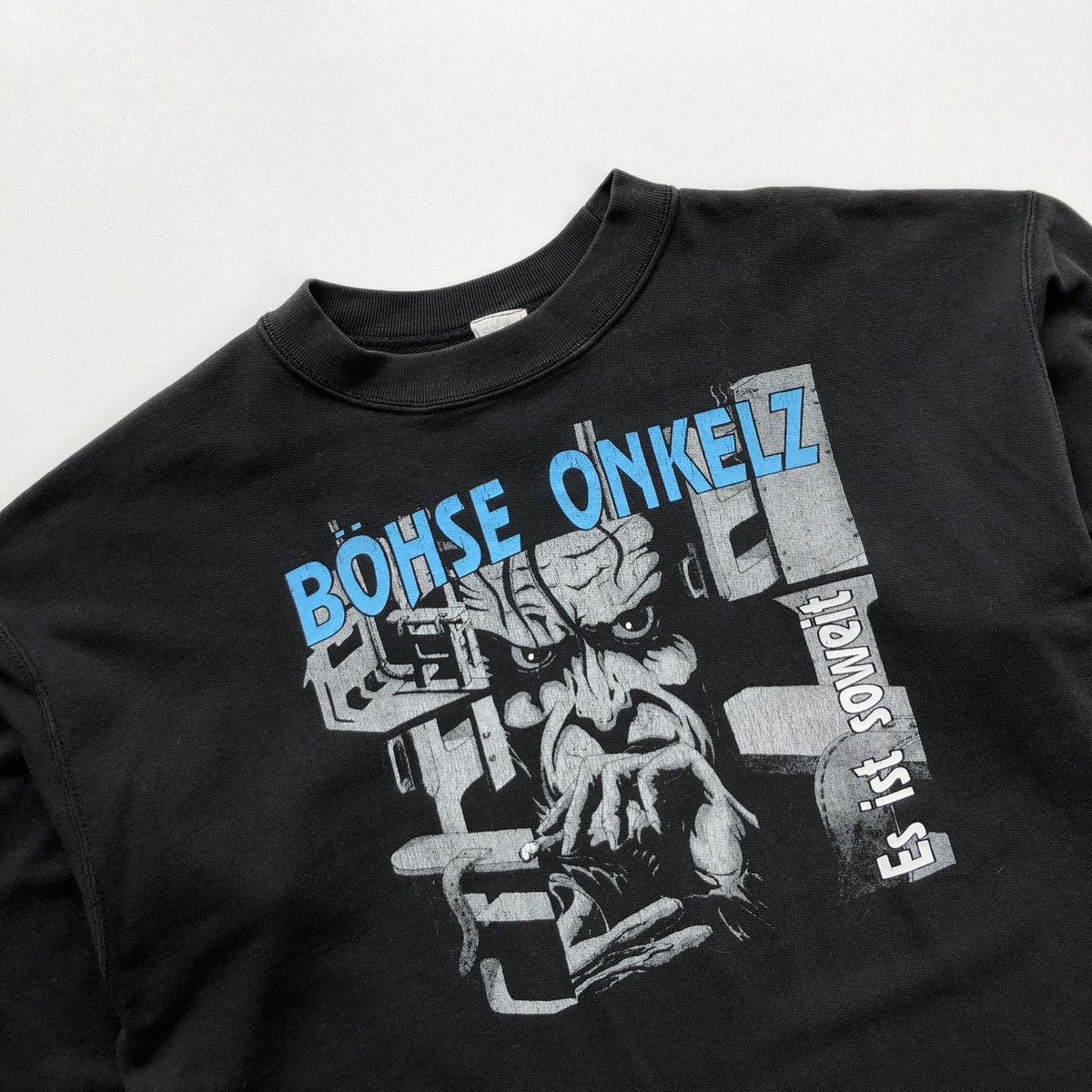 Band Tees × Vintage Bohse Onkelz 1990 Ed Ist Soweit 90’s Vintage Long Sleeve Size US L / EU 52-54 / 3 - 2 Thumbnail