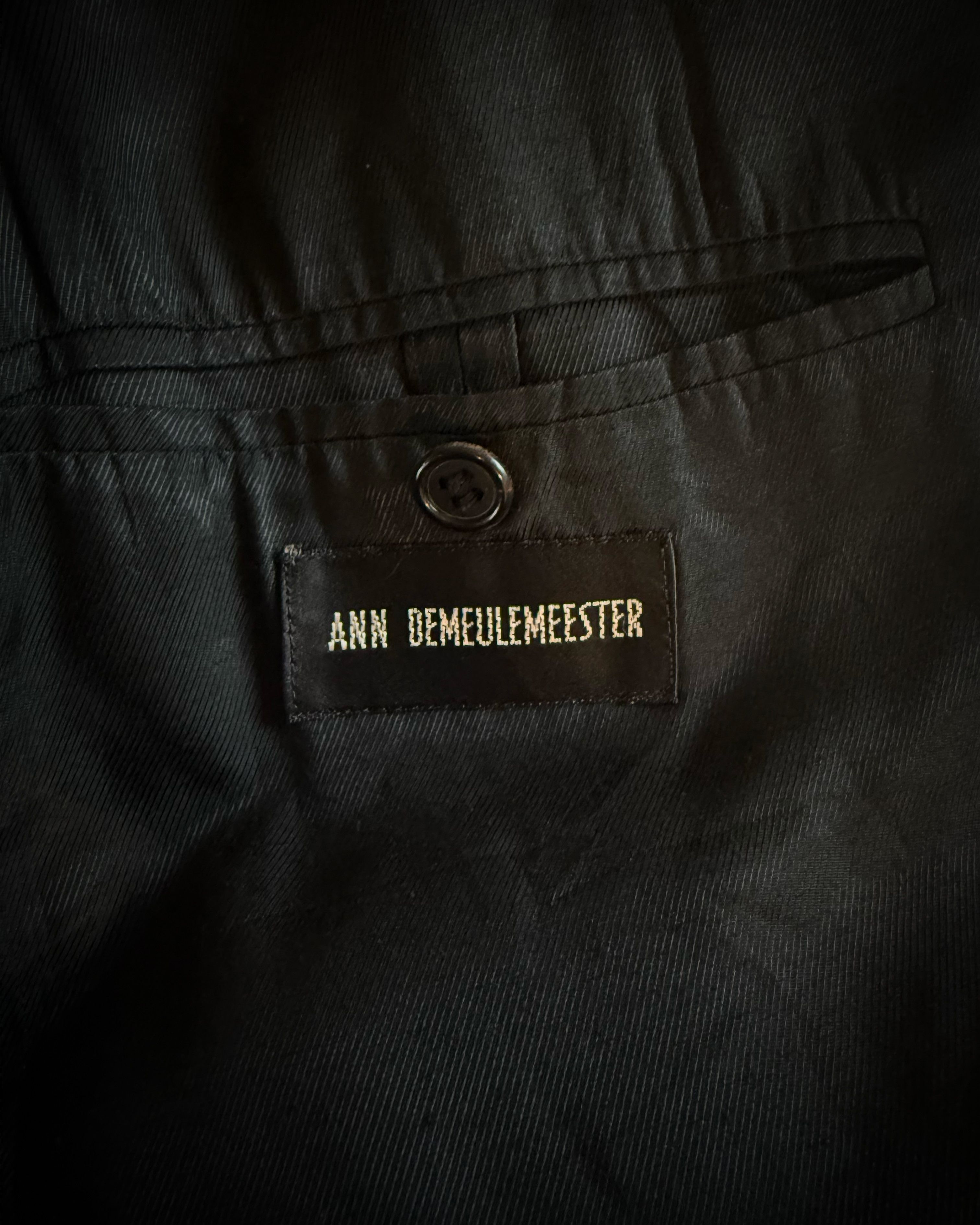 Ann Demeulemeester ANN DEMEULESMEESTER SS1998 RUNWAY LAPEL PAOCKET BLAZER Size XS / US 0-2 / IT 36-38 - 3 Thumbnail