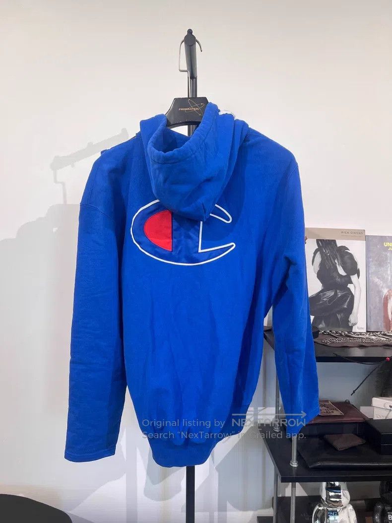 Vetements VETEMENTS Champion Off-Shoulder Destruction Hoodie Size US XS / EU 42 / 0 - 2 Thumbnail