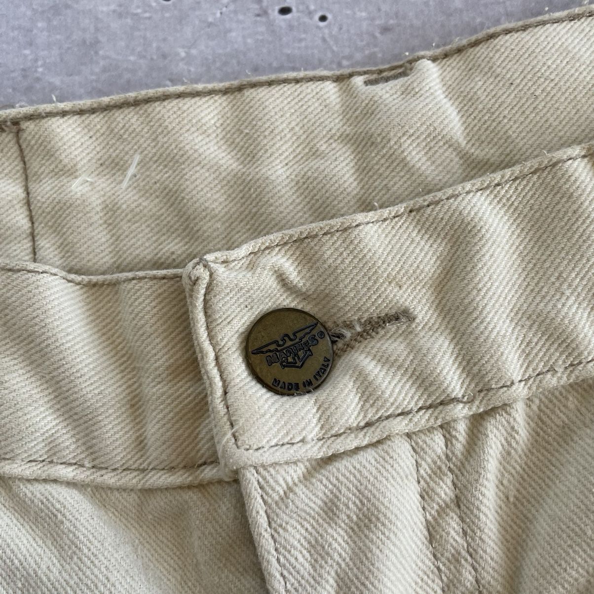 Other × Vintage Vintage beige denim pants marines y2k 38x32 Size US 32 / EU 48 - 6 Thumbnail