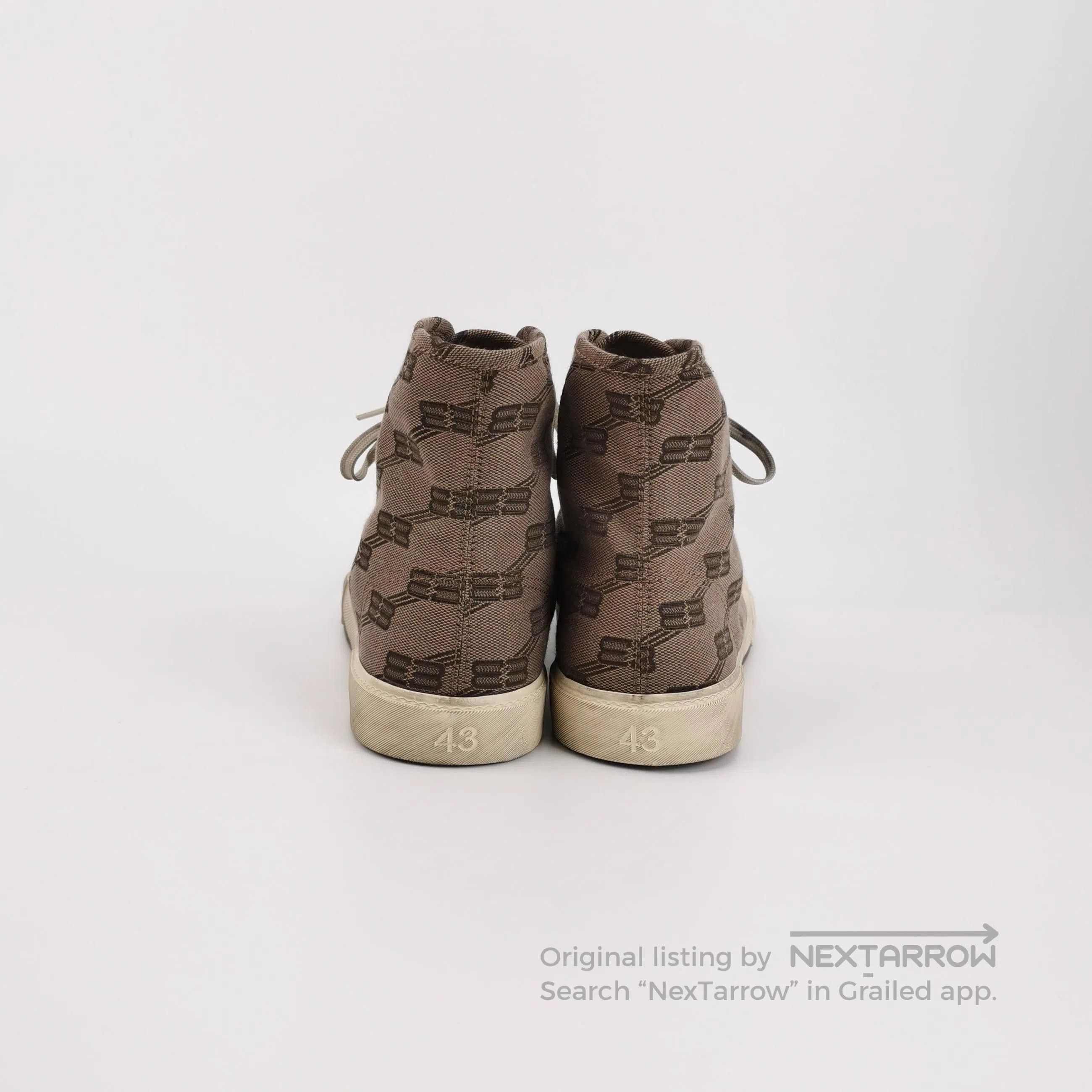 Balenciaga Balenciaga BB Monogram Canvas High. Size US 10 / EU 43 - 4 Thumbnail