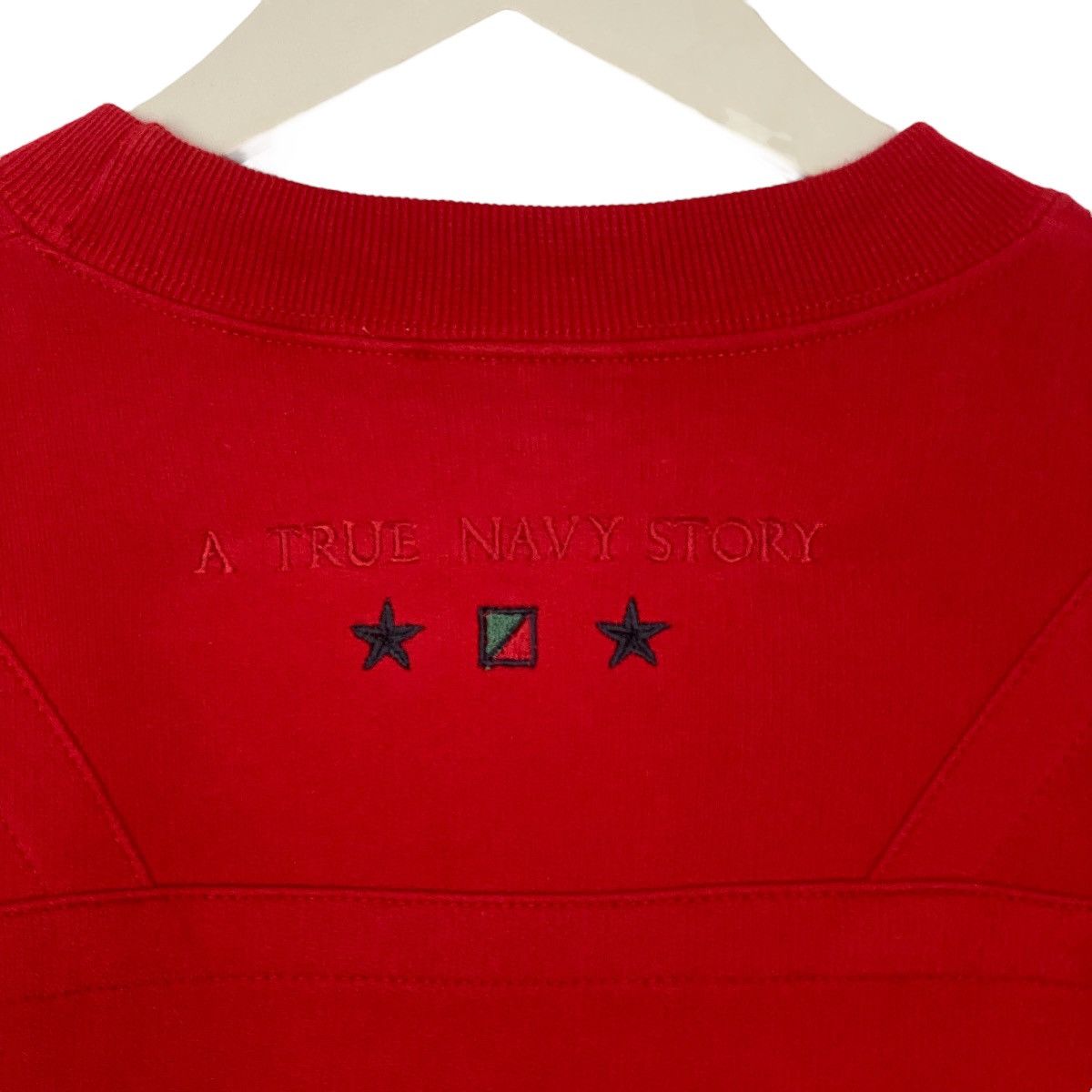 Vintage Vintage Red/Green Crewneck Sweatshirt Red Pullover Jumper M Size US L / EU 52-54 / 3 - 5 Thumbnail