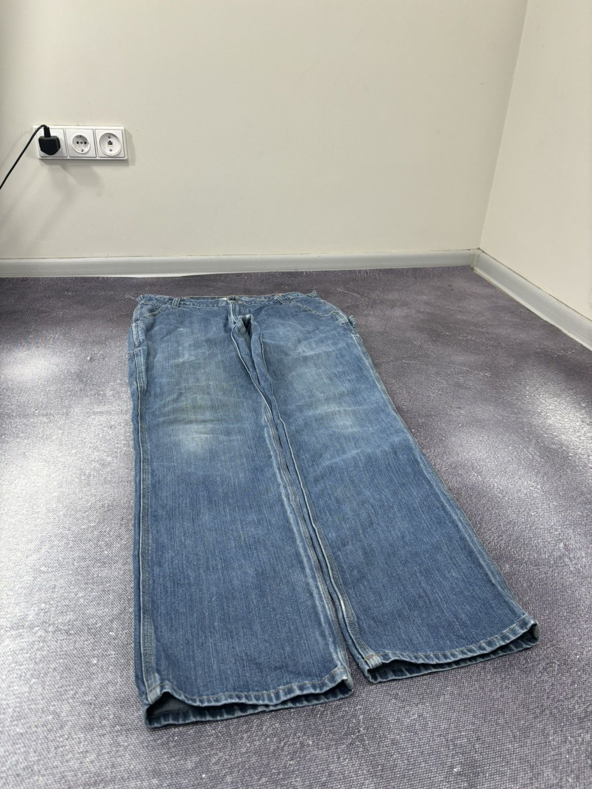 Carhartt Vintage Carhartt Y2K Hype Relaxed Fit Faded Work Denim Jeans Size US 38 / EU 54 - 10 Thumbnail