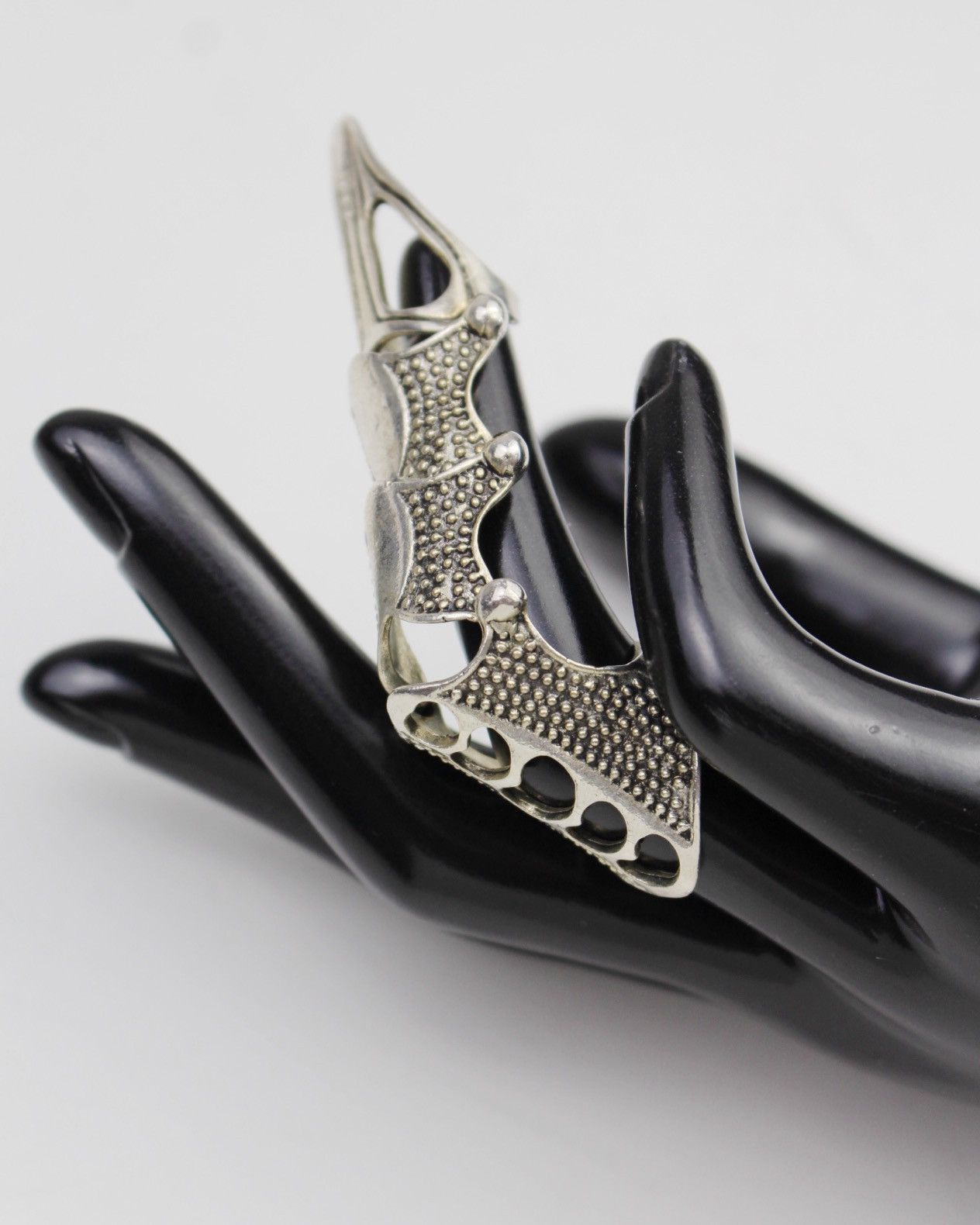 Vintage 2000S JAPANESE MADE ARMORED CLAW JOINT RING Size ONE SIZE - 3 Thumbnail