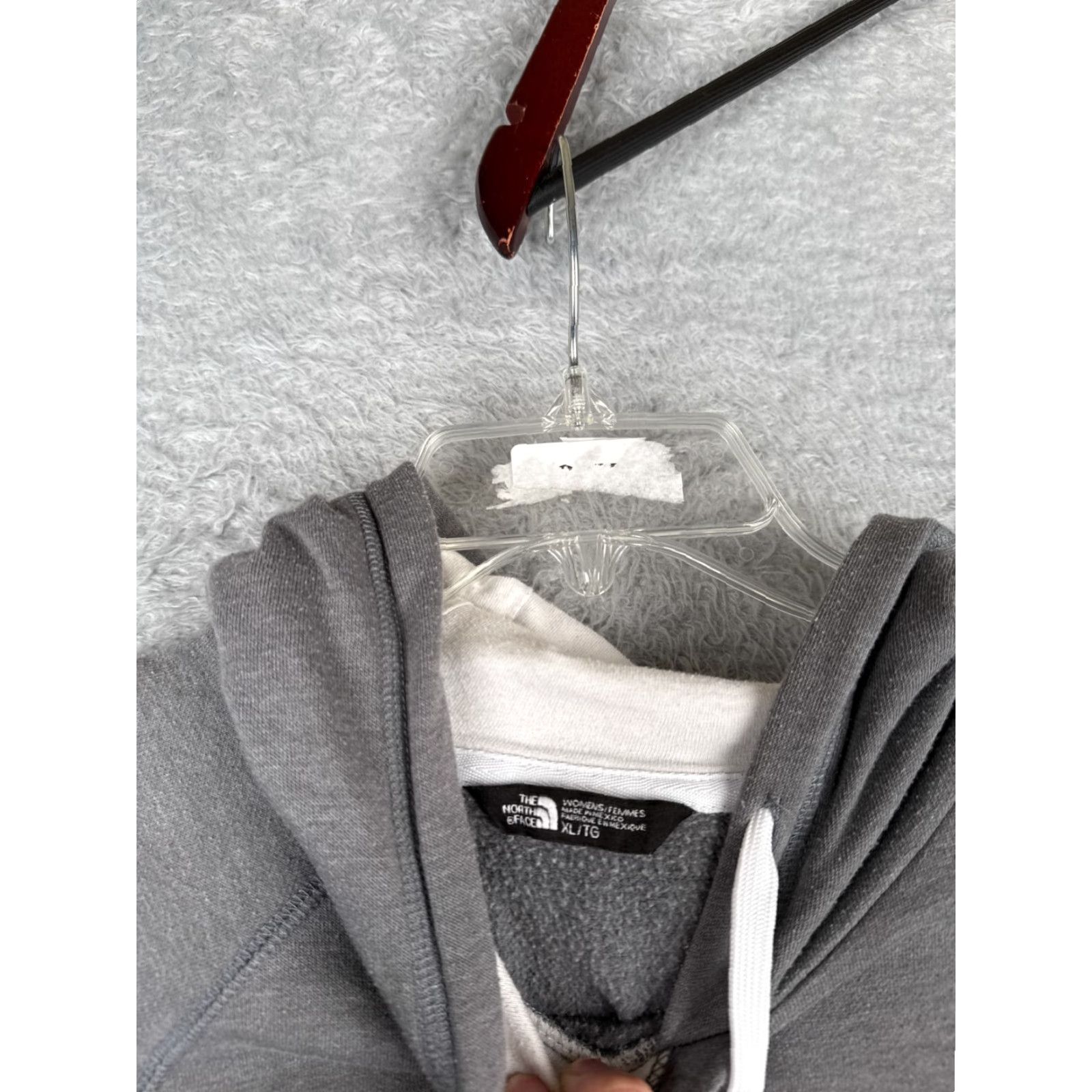 The North Face The North Face Hoodie Women Extra Large Gray Pullover Jersey Fabric Womens Size XL / US 12-14 / IT 48-50 - 7 Thumbnail
