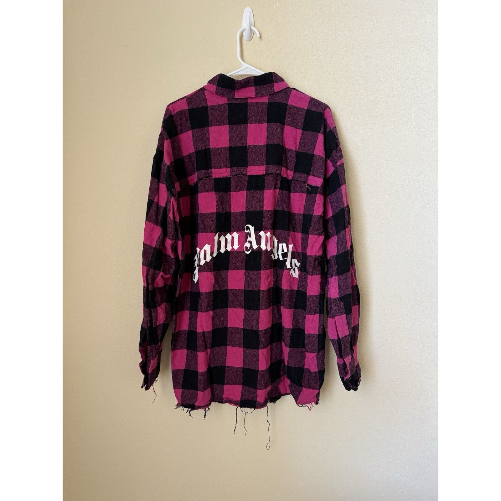 Palm Angels Palm Angels Flannel Button Up Pink Size 48 Size US M / EU 48-50 / 2 - 1 Thumbnail