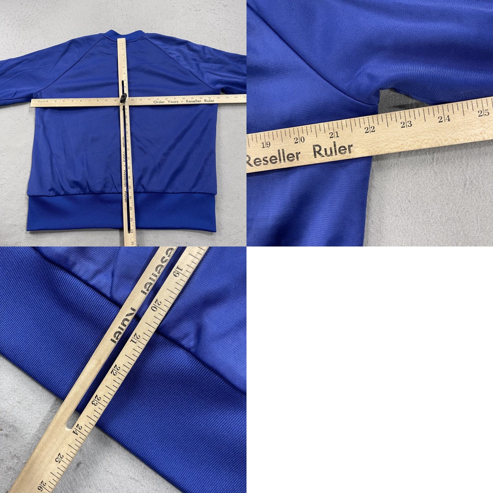 Adidas VINTAGE adidas Track Jacket Mens Small Blue Track Bomber Beckenbauer Trefoil Originals Size US S / EU 44-46 / 1 - 8 Thumbnail