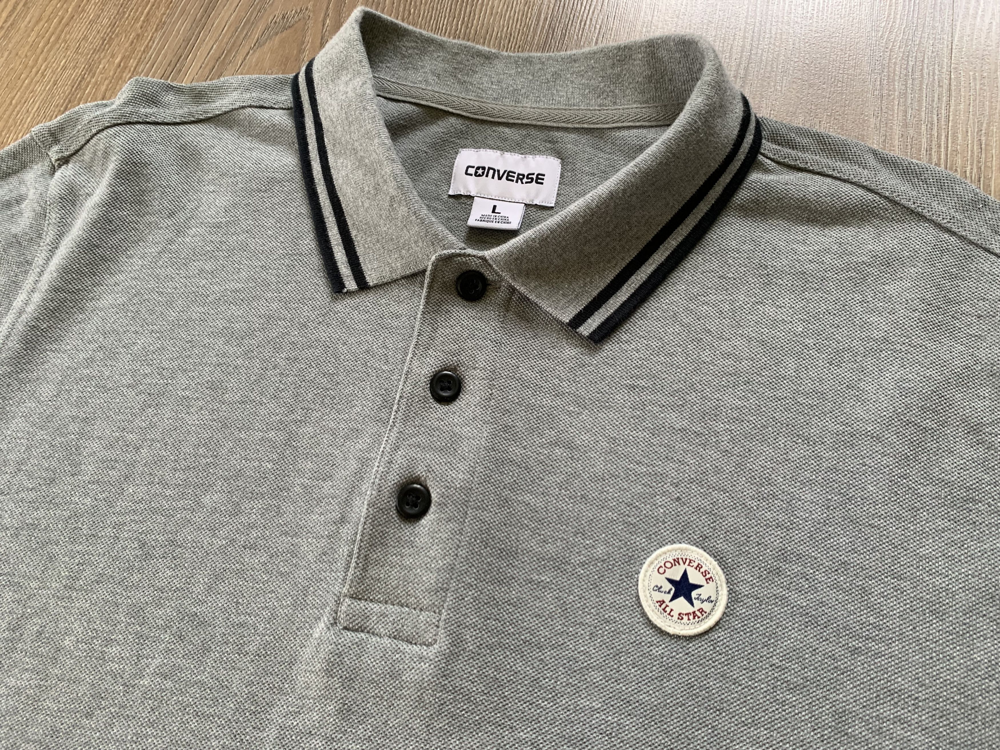 Converse Converse Basic Long Sleeve Polo T Shirt Size US L / EU 52-54 / 3 - 4 Thumbnail