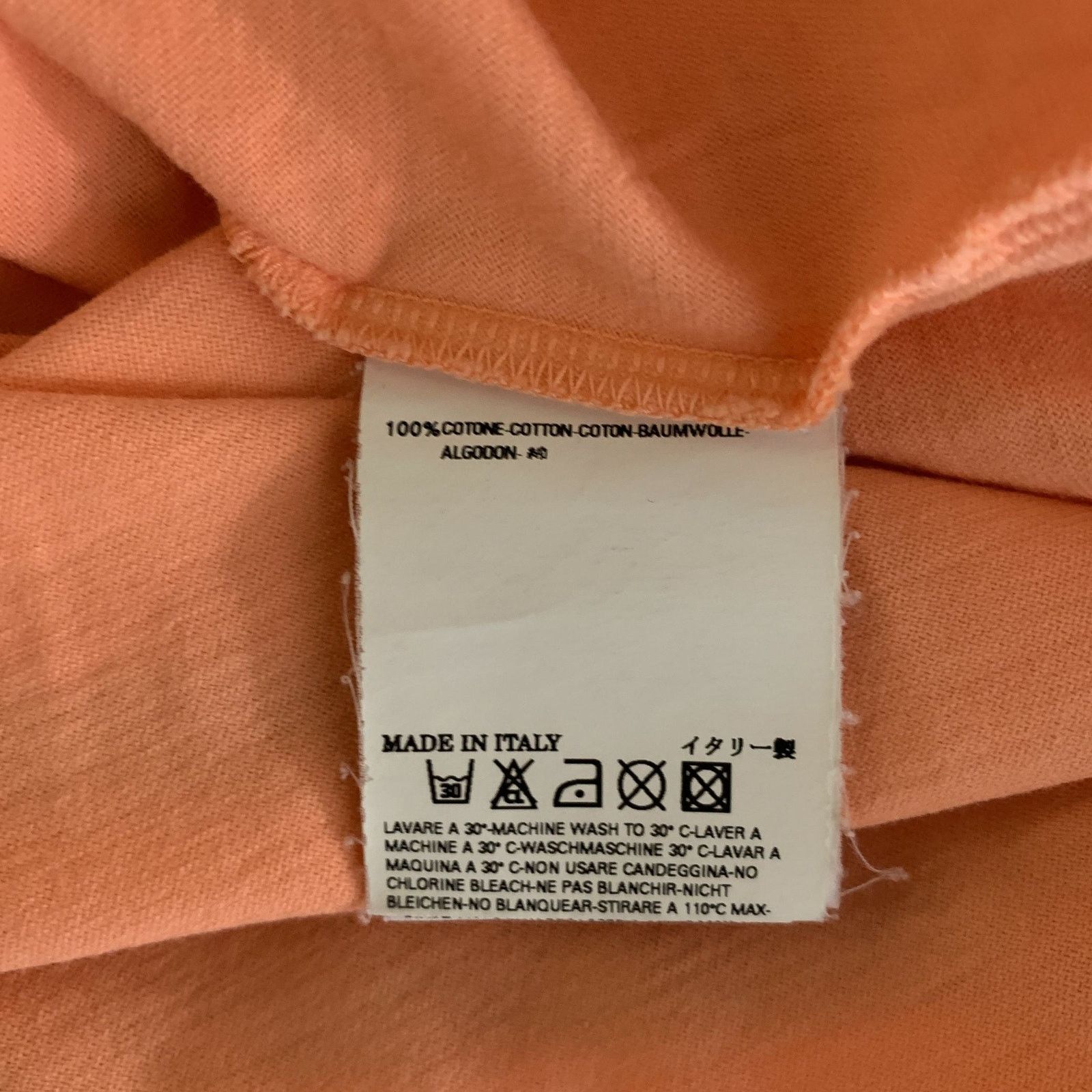 Dsquared2 DSQUARED2 Size M Orange Cotton Polo Shirt Size M / US 6-8 / IT 42-44 - 6 Thumbnail