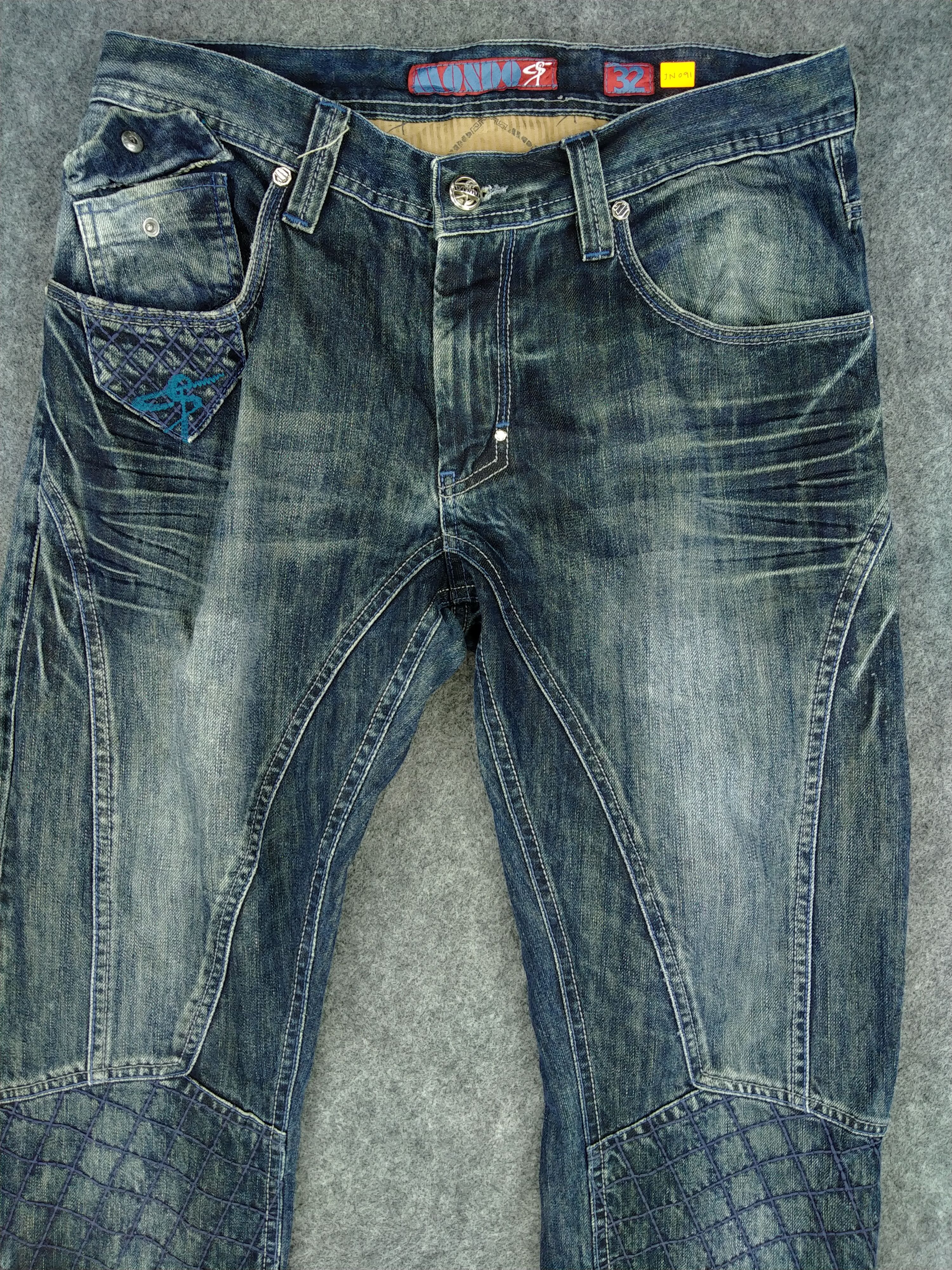 Hysteric Glamour Japanese Brand Mondo Rare Pattern Design Denim 34x34 JN091 Size US 34 / EU 50 - 3 Thumbnail