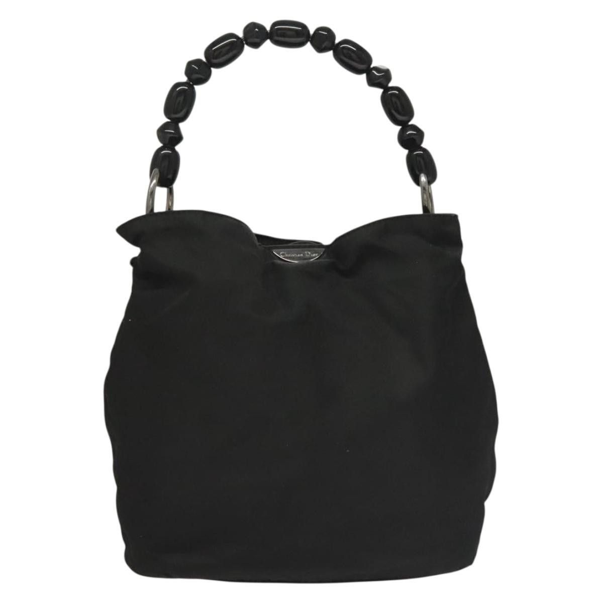 Dior DIOR Maris Pearl Hand Bag Nylon Black Silver Size ONE SIZE - 2 Thumbnail