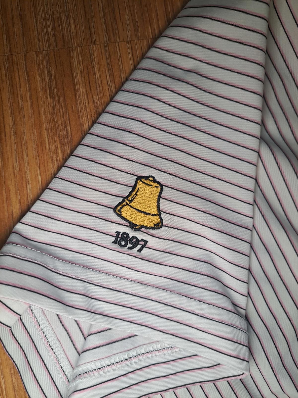 Donald Ross Donald Ross Golf Polo Mens XL White Multicolor Striped Size US XL / EU 56 / 4 - 3 Thumbnail