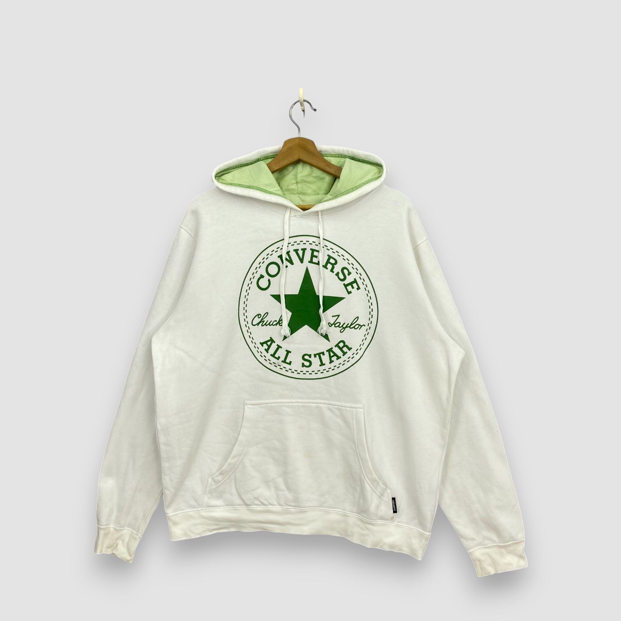 Converse Vintage Converse Sweater 90s Biglogo Style Hoodie Sweatshirt Size US XL / EU 56 / 4 - 1 Thumbnail