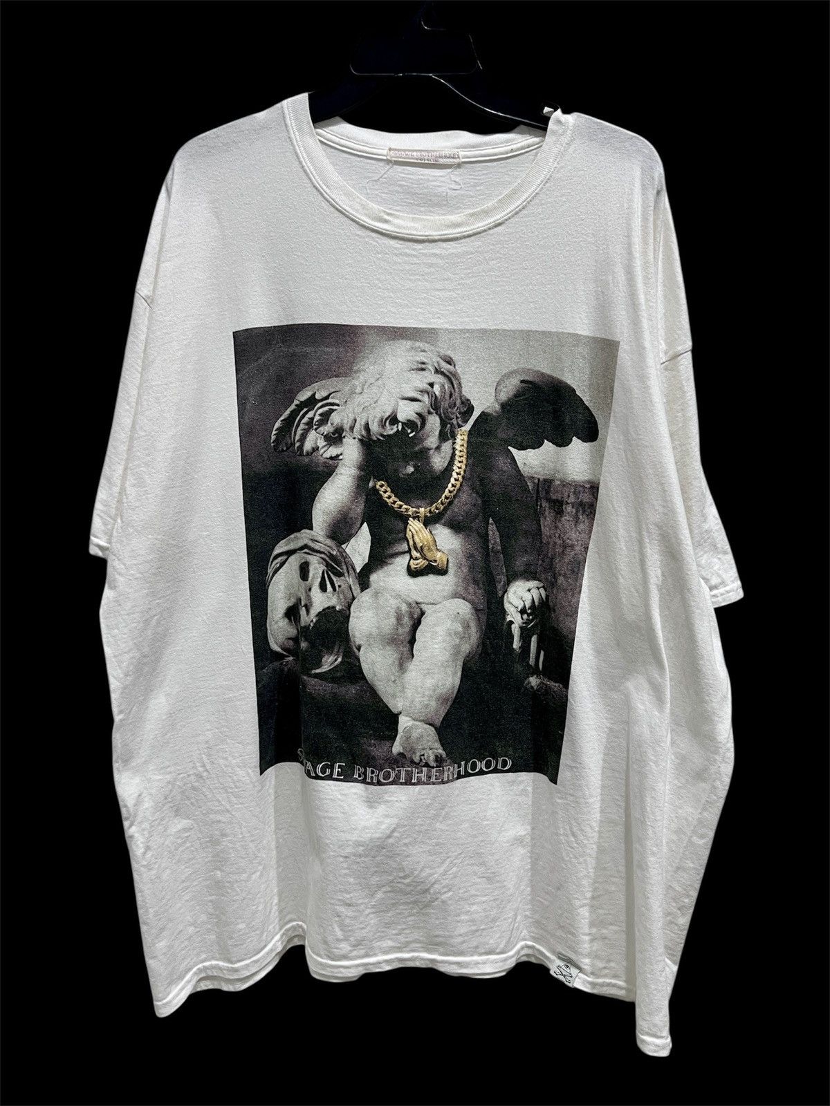 Japanese Brand × Rap Tees Savage Brotherhood Tee 2XL photography Size US XXL / EU 58 / 5 - 1 Thumbnail