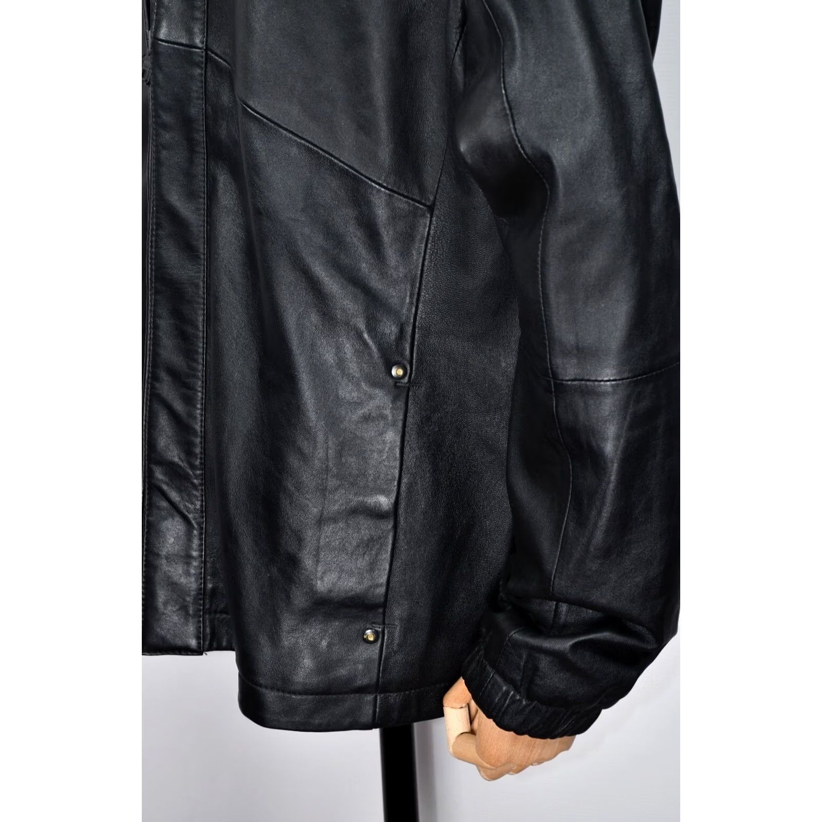 G-Star G-Star Tailored Dean Ryder Overshirt Jacket 2XL Black Leather Mens Vintage No N/A Size US XXL / EU 58 / 5 - 6 Thumbnail