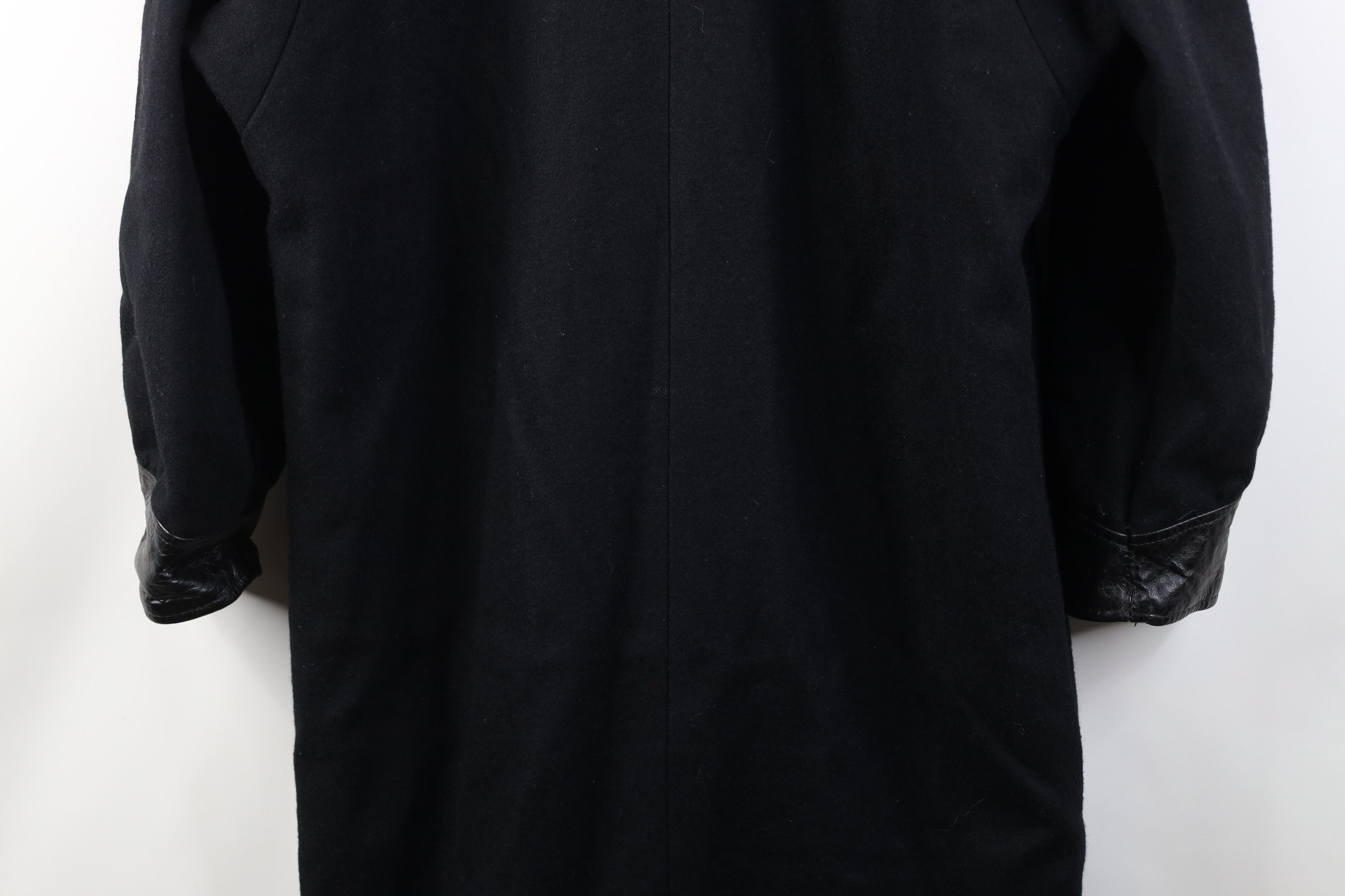 Vintage Vintage 70s 80s Streetwear Trim Trench Coat Jacket Black USA Size XXL / US 16-18 / IT 52-54 - 15 Thumbnail