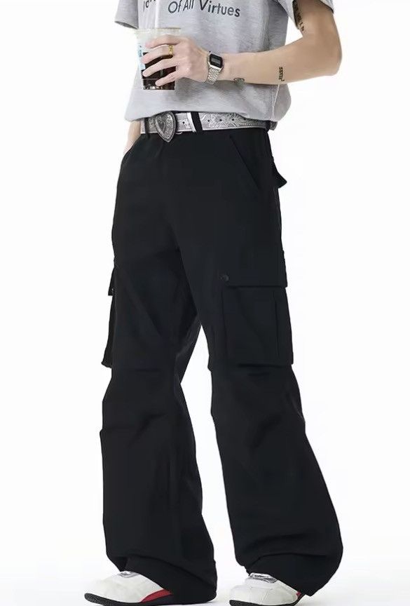 Other Cargo Paratrooper Pants Loose Straight Large Pockets Size US 30 / EU 46 - 6 Thumbnail