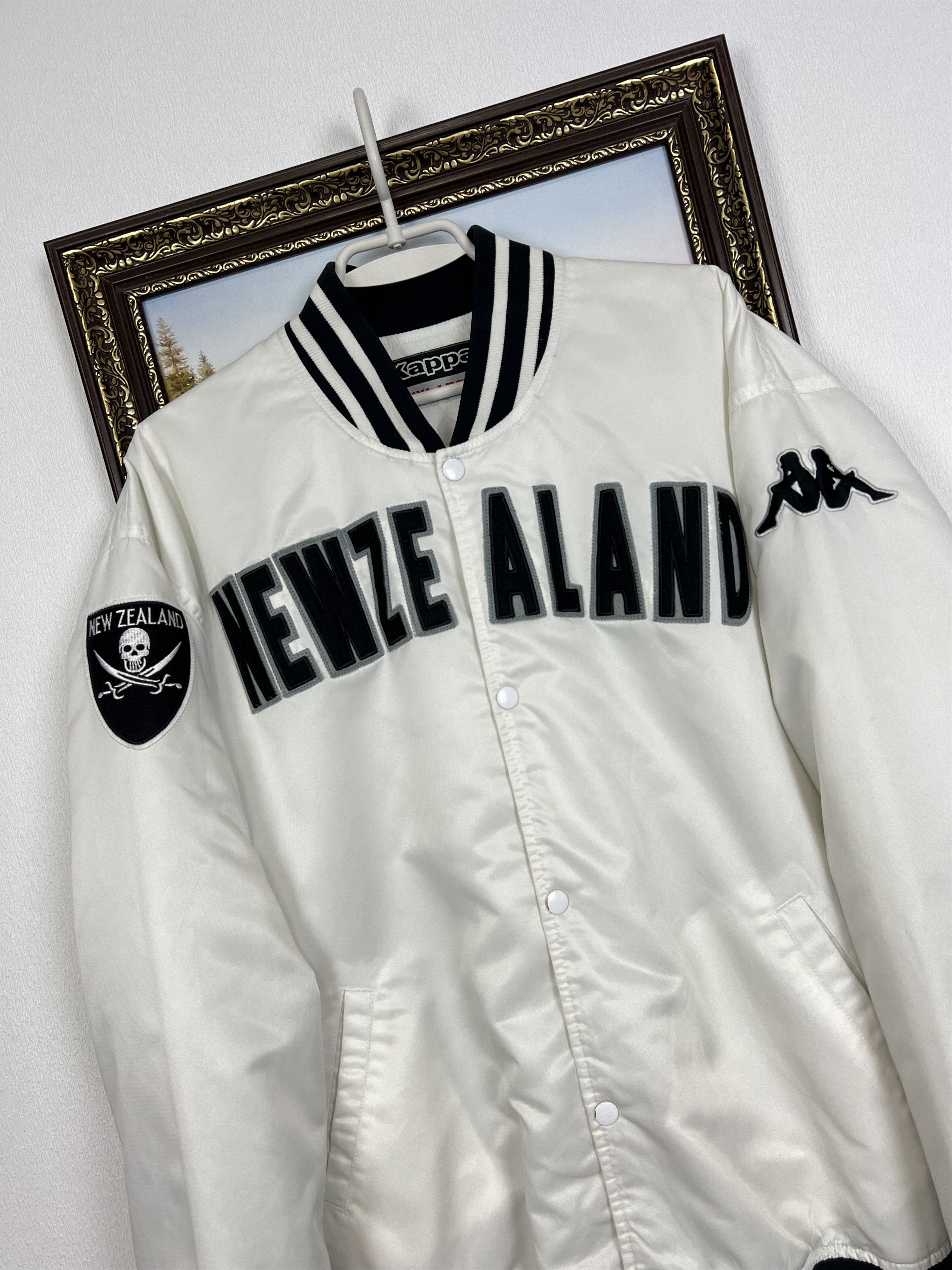 Kappa Vintage Kappa New Zealand Satin Jacket Bomber National Size US XXL / EU 58 / 5 - 4 Thumbnail