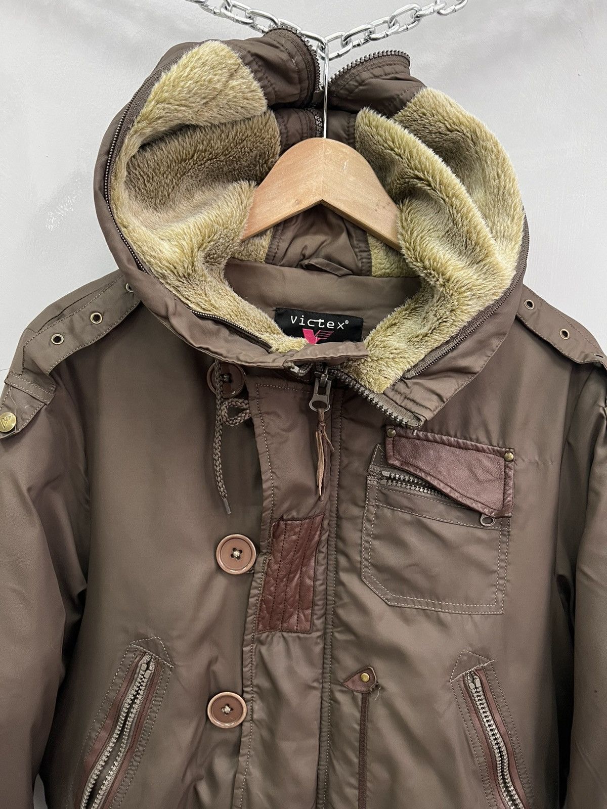 Hysteric Glamour × If Six Was Nine 2000s Avant Garde If Six Was Nine Style Jacket fur Hood 90s Size US M / EU 48-50 / 2 - 11 Thumbnail