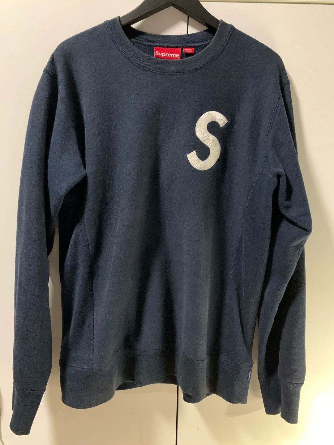 Supreme supreme sweatshirt navy blue size M Size US M / EU 48-50 / 2 - 1 Thumbnail