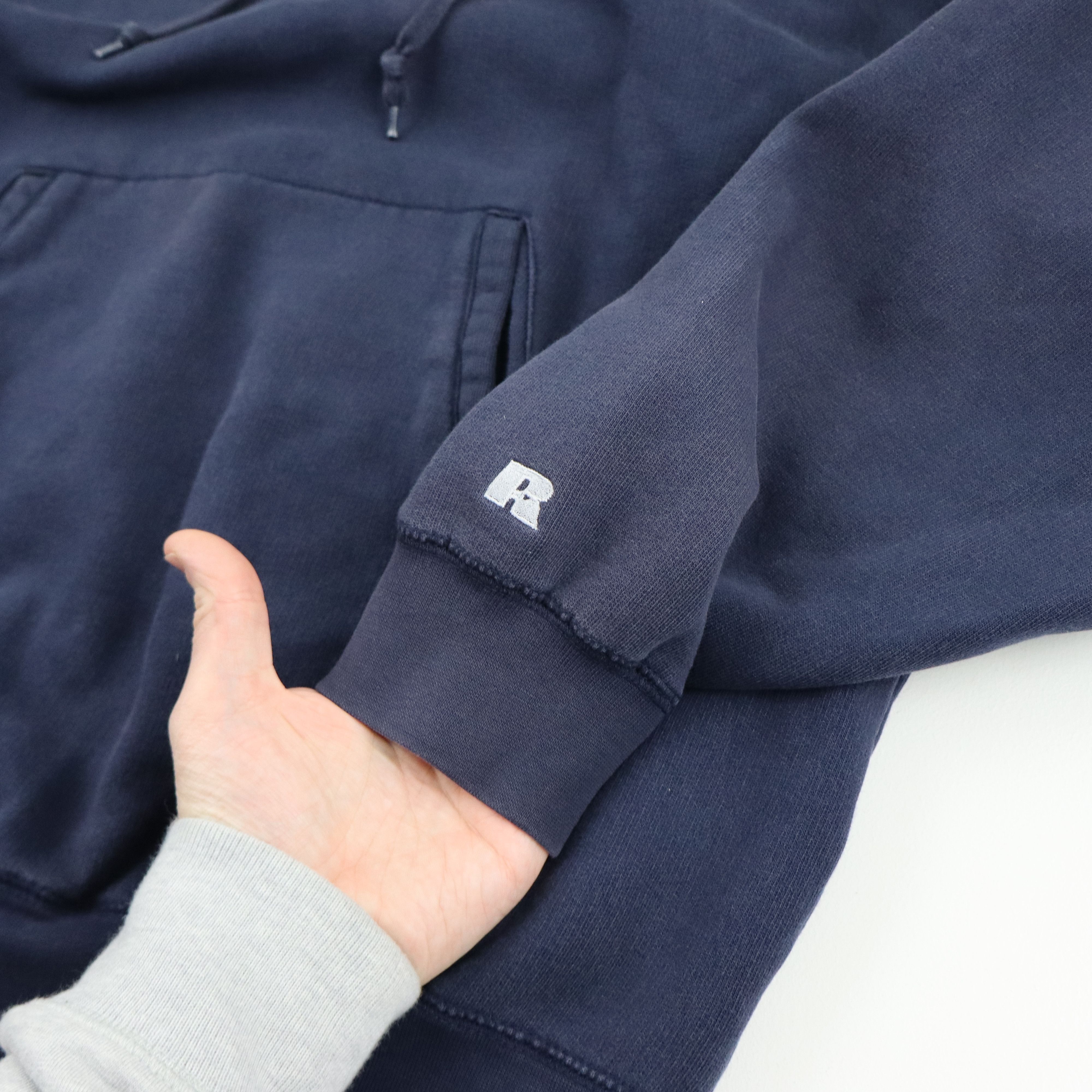 Russell Athletic × Vintage Russell Baggy Grunge Faded Heavyweight Hoodie Mens Large Y2K Size US L / EU 52-54 / 3 - 8 Thumbnail