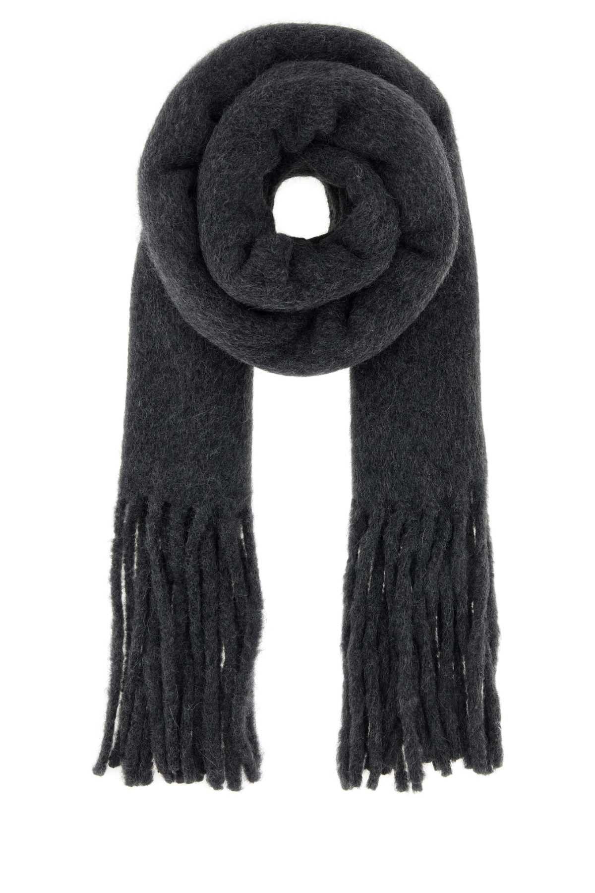 Loulou de Saison Charcoal Alpaca Blend Santo Scarf Size ONE SIZE - 1 Thumbnail