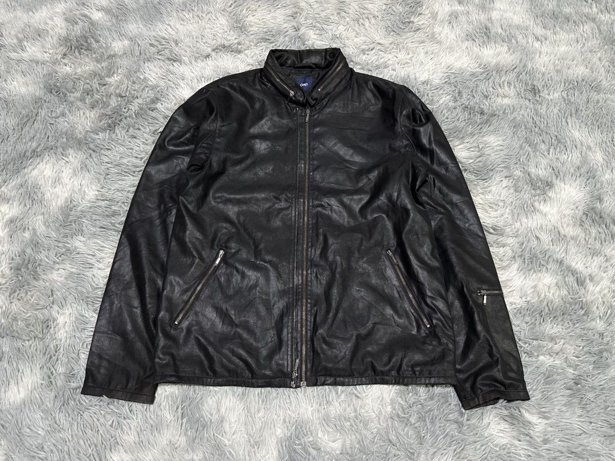 Gap 🔥Y2K Gap Coated Gimmick Jacket Size US L / EU 52-54 / 3 - 1 Thumbnail