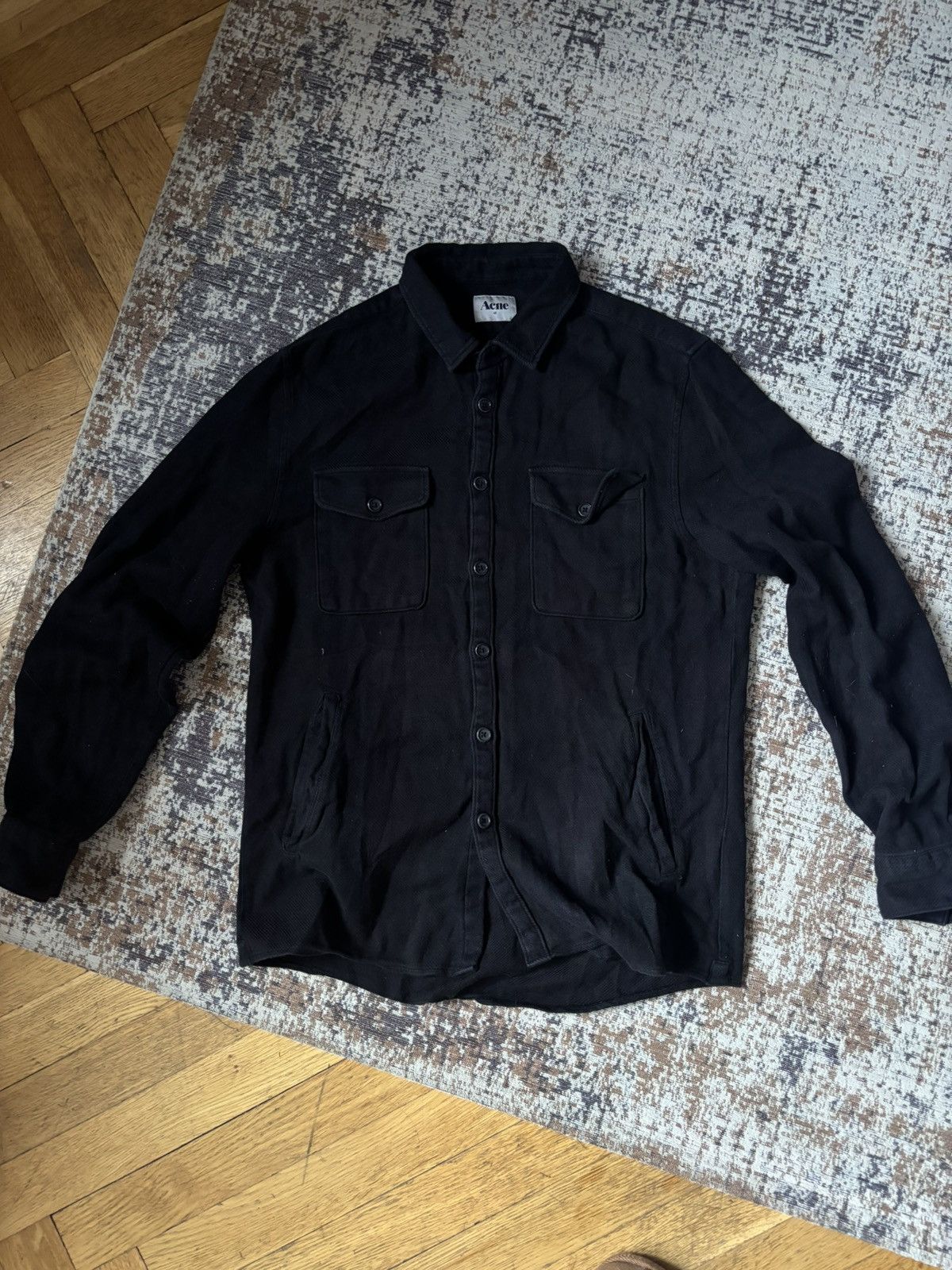 Acne Studios Acne Studios plain shirt black Size US M / EU 48-50 / 2 - 1 Thumbnail