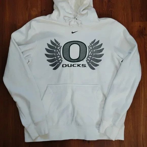 Nike Vintage Nike Oregon Ducks Mid Swoosh Hoodie Sweatshirt Size US M / EU 48-50 / 2 - 3 Thumbnail