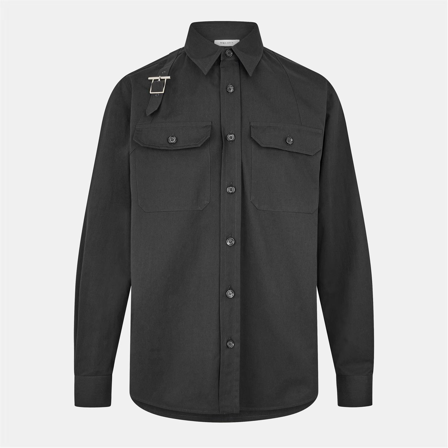 Alexander McQueen o1g2r1mq0326 Overshirt in Black Size US S / EU 44-46 / 1 - 1 Thumbnail