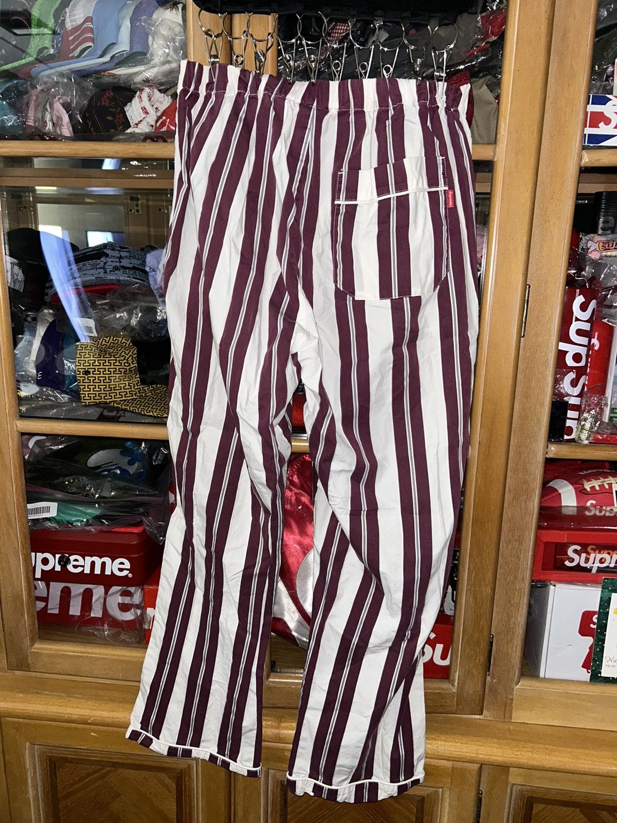 Supreme Supreme Striped Pyjama Pant FW16 size Small Size US 32 / EU 48 - 3 Thumbnail